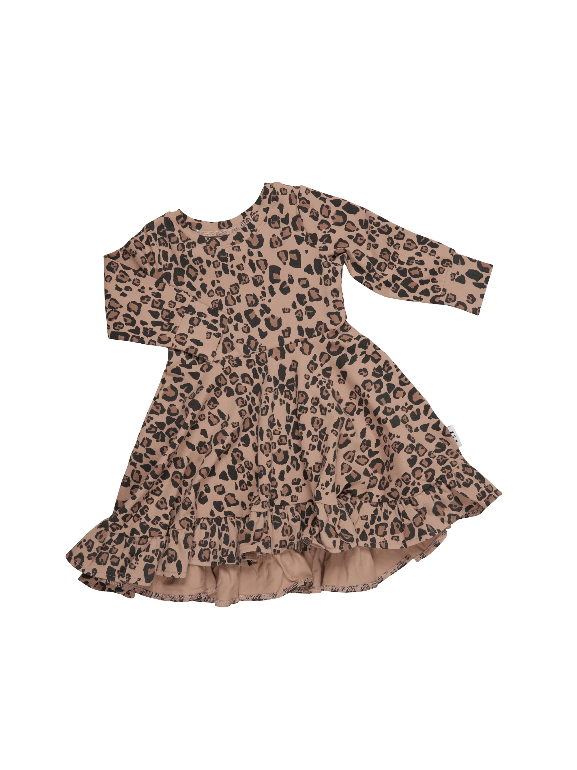 Huxbaby Jaguar Long Sleeve Swing Dress - Maple Sugar - Image 4