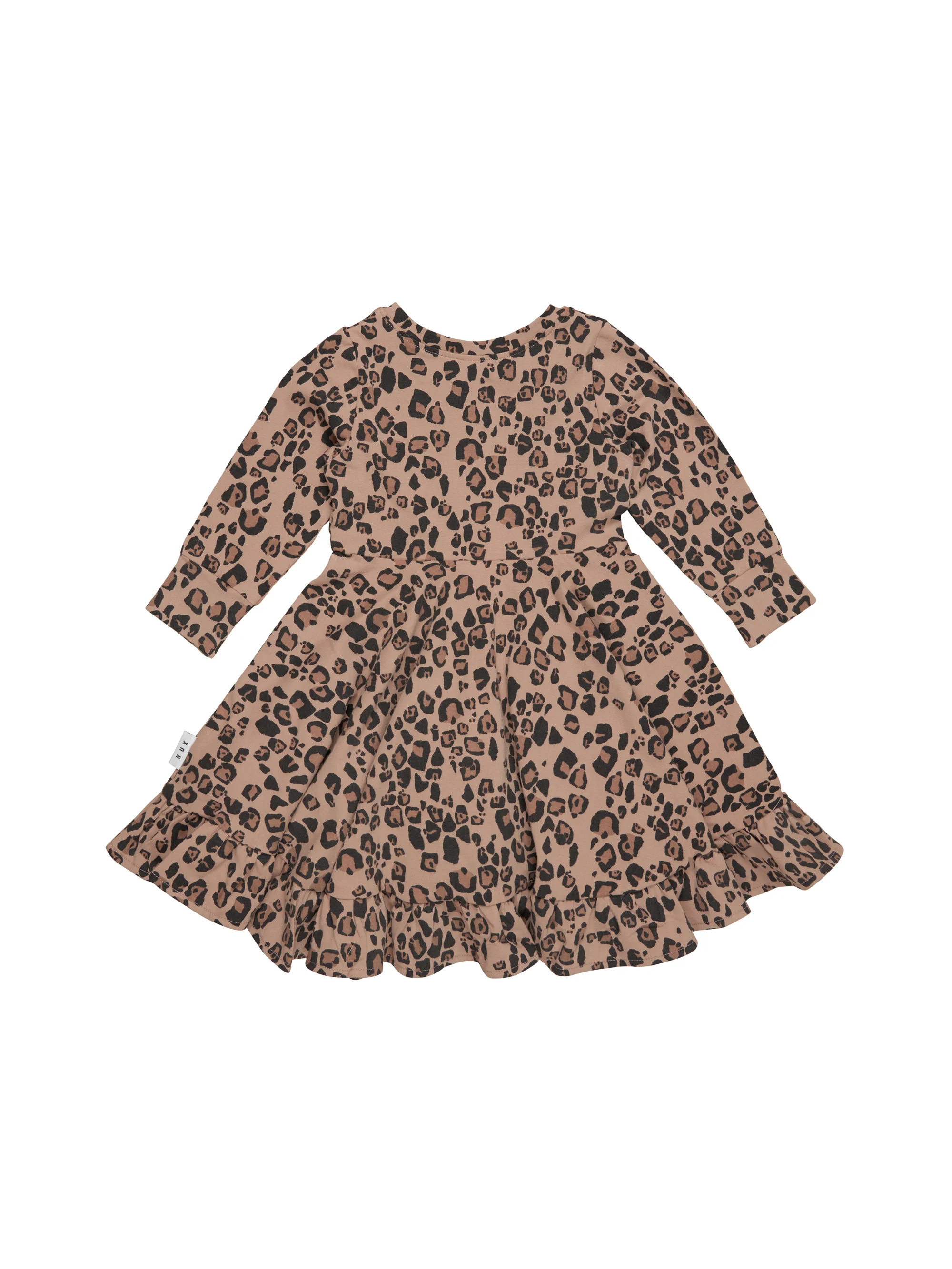 Huxbaby Jaguar Long Sleeve Swing Dress - Maple Sugar - Image 5
