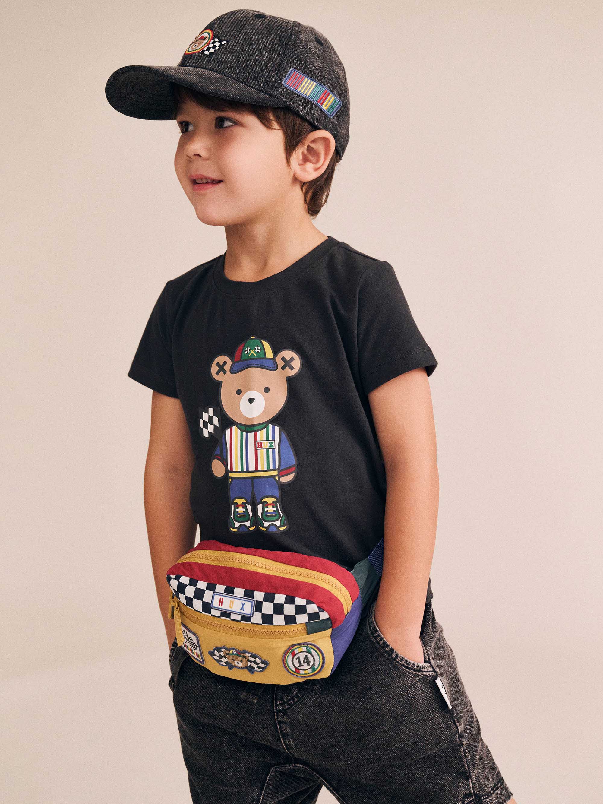 Knit Denim Racer Hux Cap - Image 2