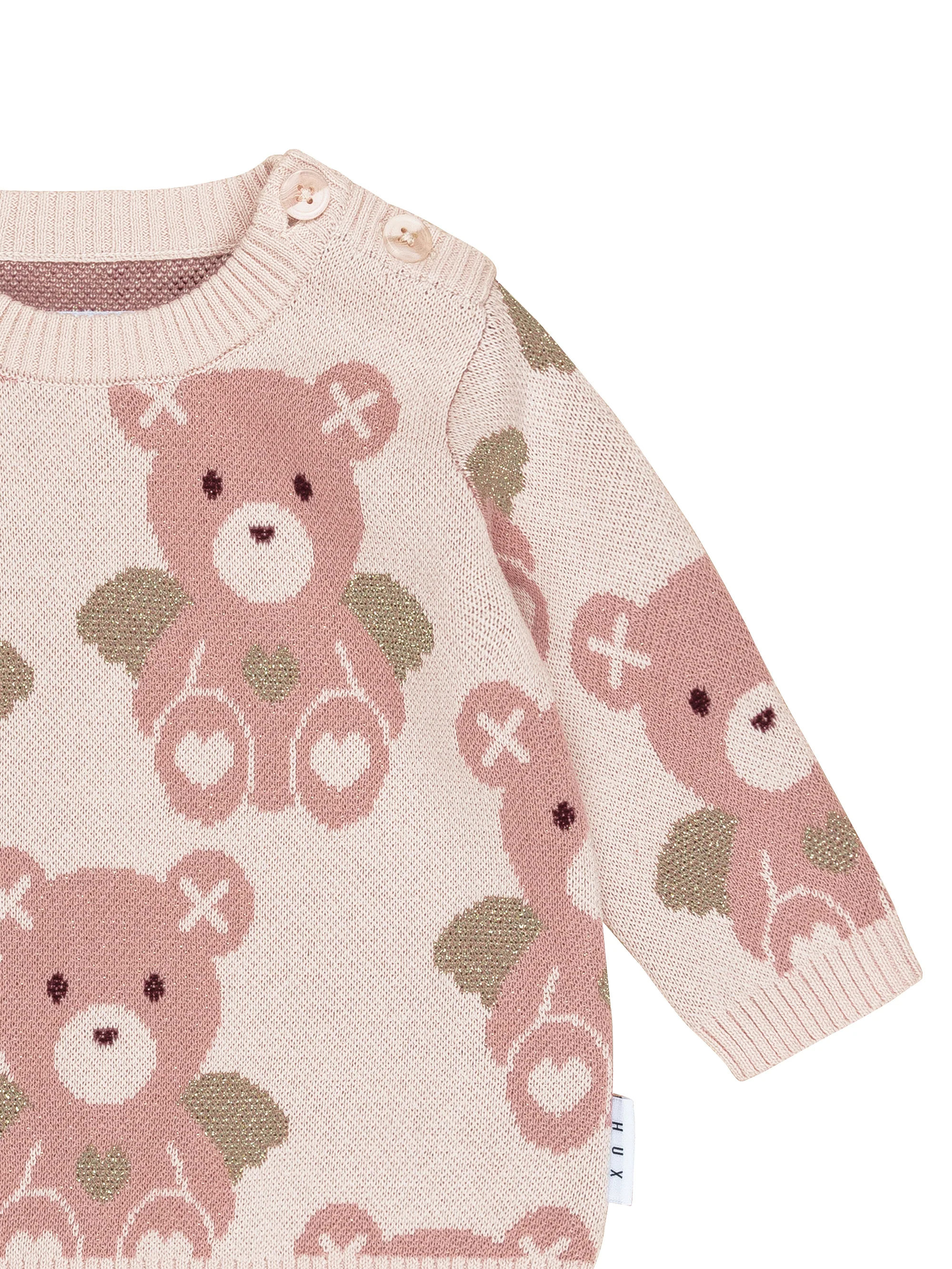 Huxbaby Knit Jumper - Angel Bear - Image 4