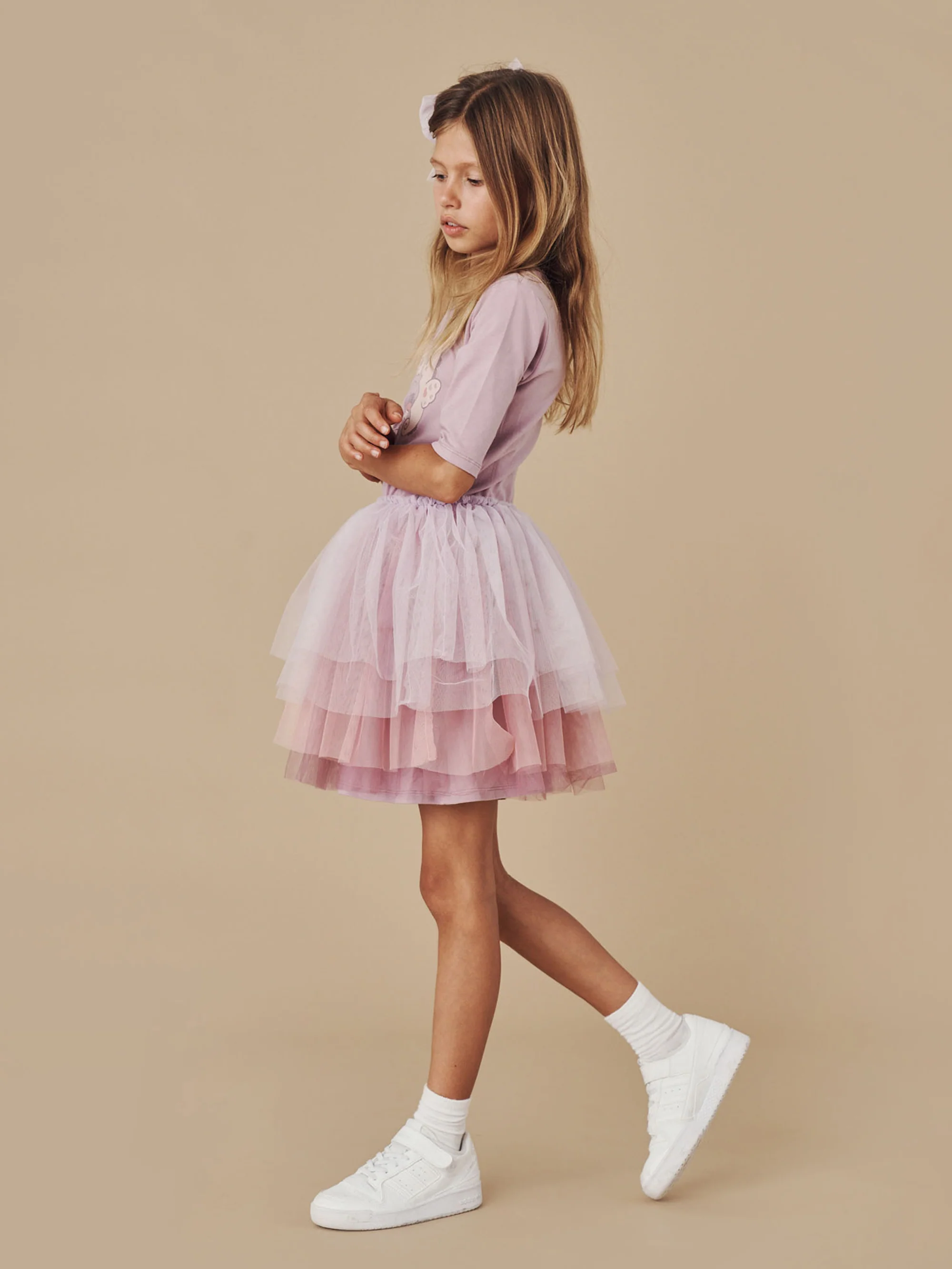 Huxbaby Layered Ballet Dress Seacorns - Lilac - Image 2