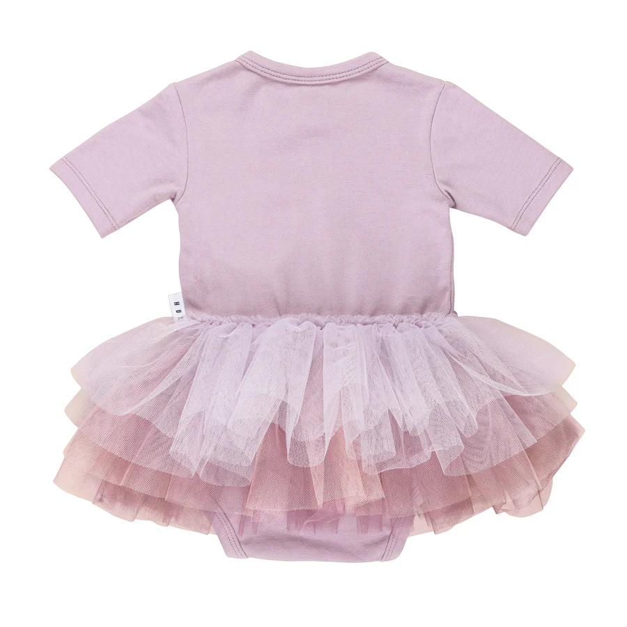 Huxbaby Layered Ballet Onesie Seacorns - Lilac - Image 2