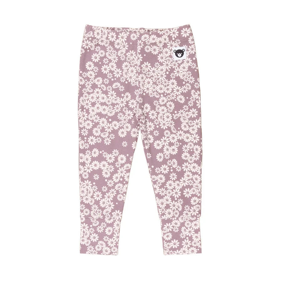 Huxbaby Legging - Grape Daisy Print