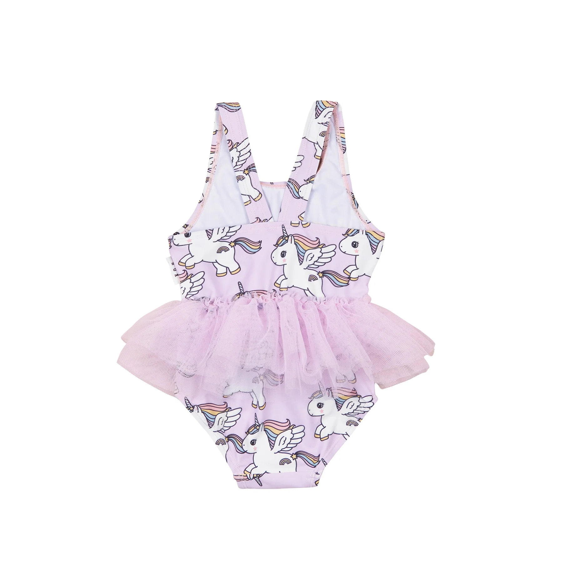 Magical Unicorn Ballet Swimsuit - Bright Orchid - Image 3