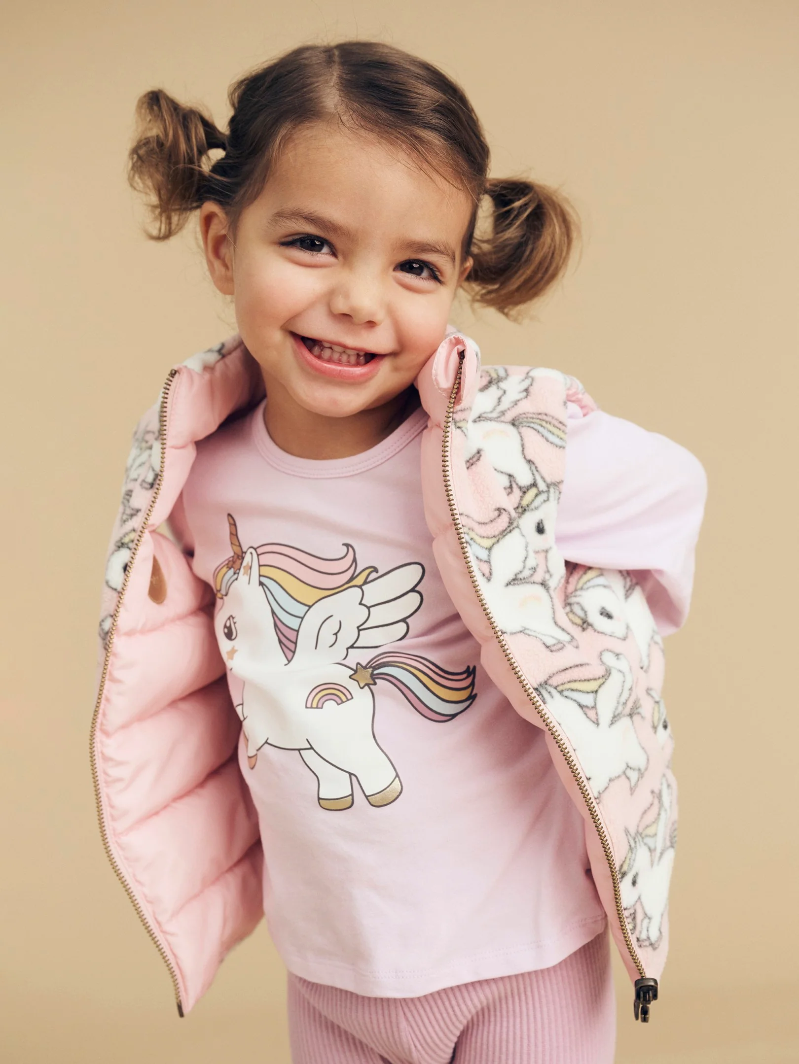 Magical Unicorn Puff Top - Bright Orchid - Image 5