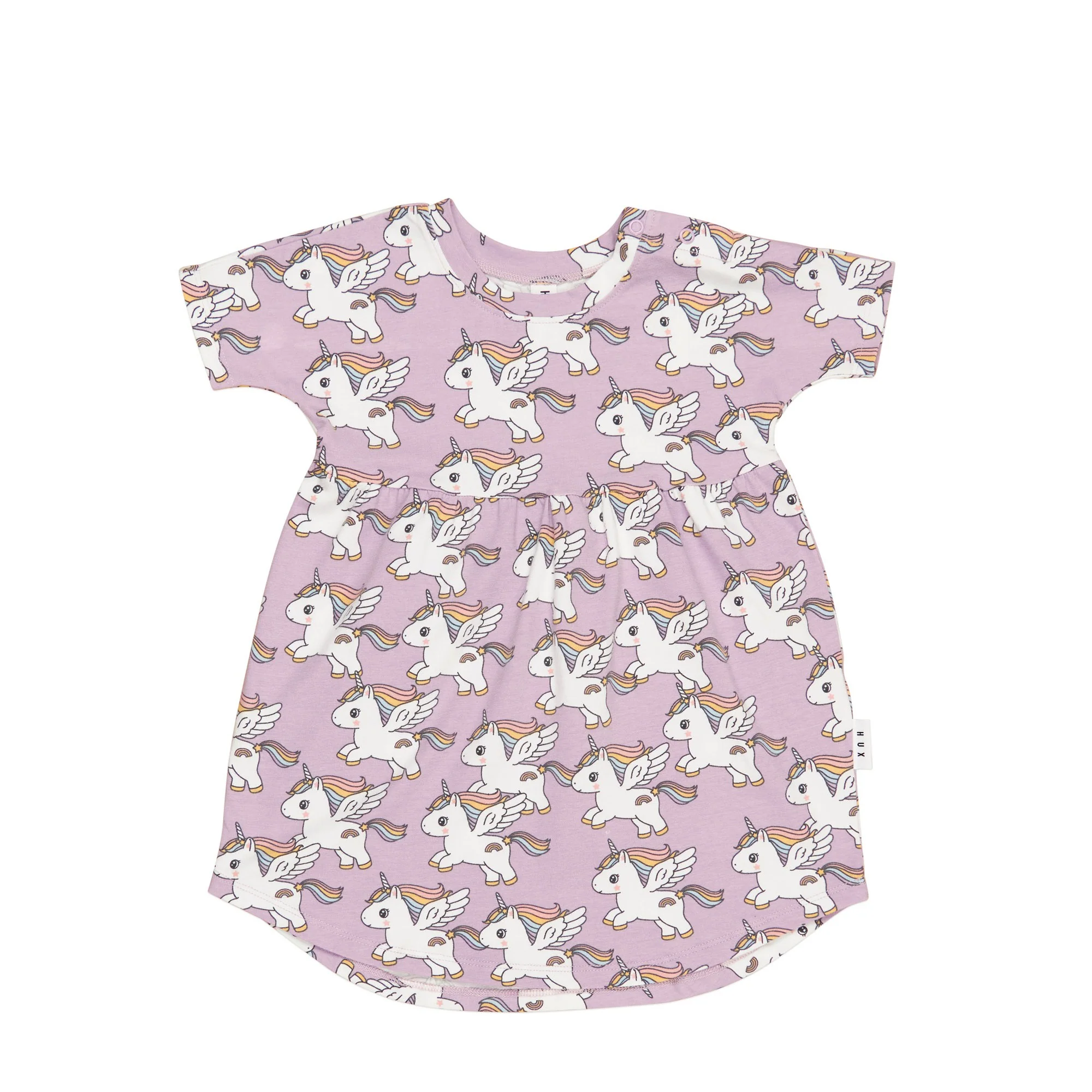 Magical Unicorn Swirl Dress - Orchid