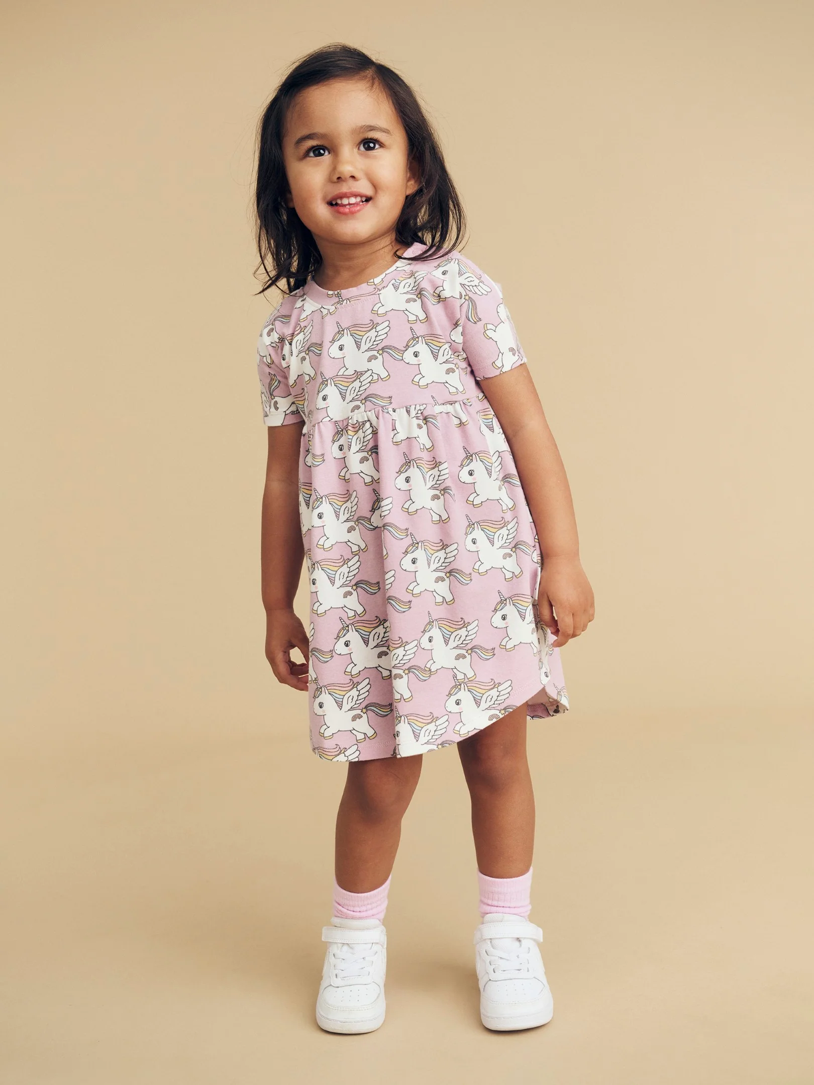 Magical Unicorn Swirl Dress - Orchid - Image 2