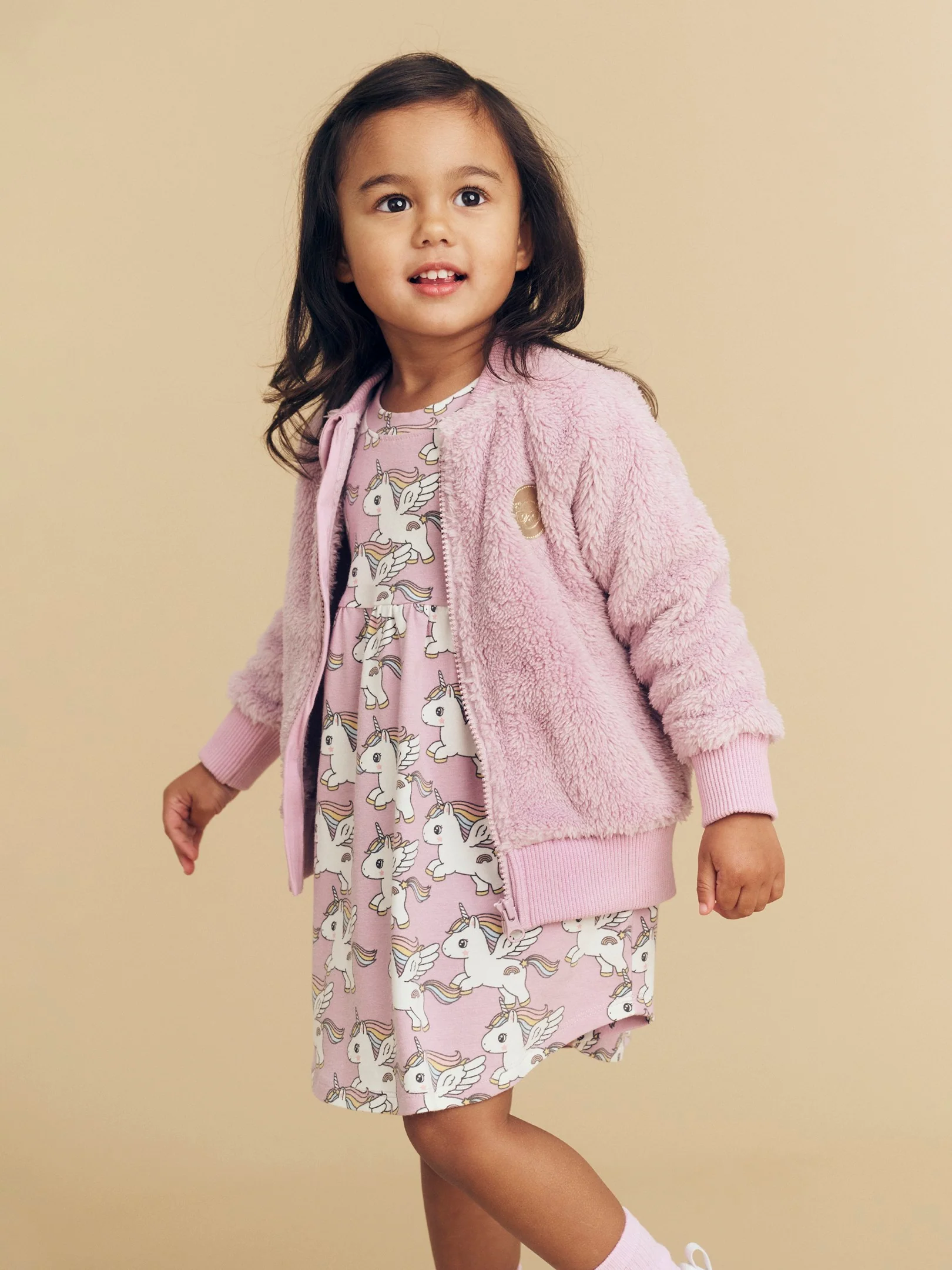 Magical Unicorn Swirl Dress - Orchid - Image 4