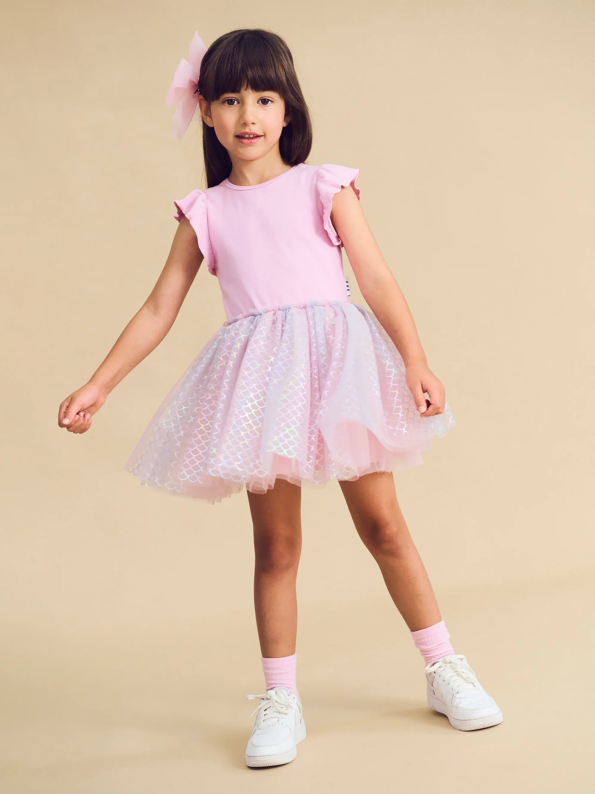 Mermaid Frill Ballet Dress - Lilac Mist - Image 2