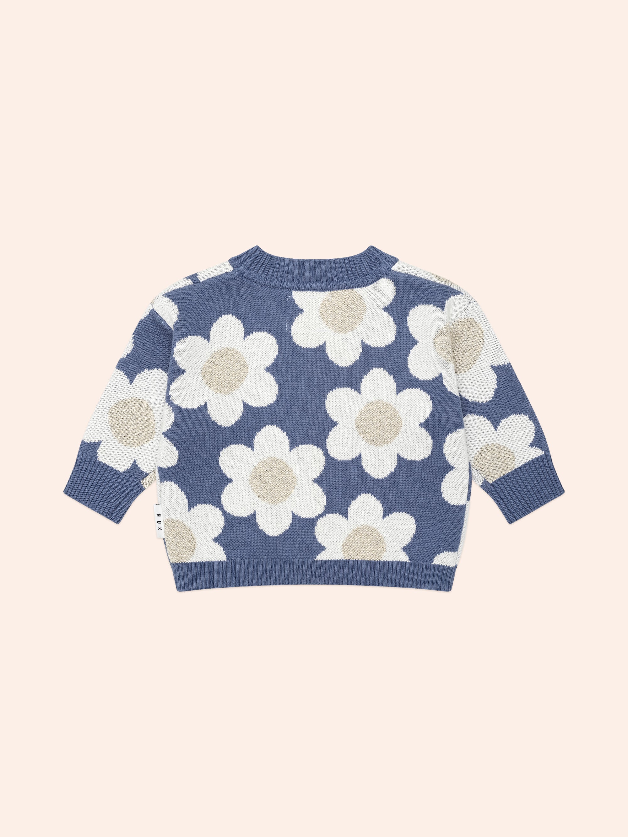 Huxbaby Midnight Daisy Boxy Cardi - Image 3