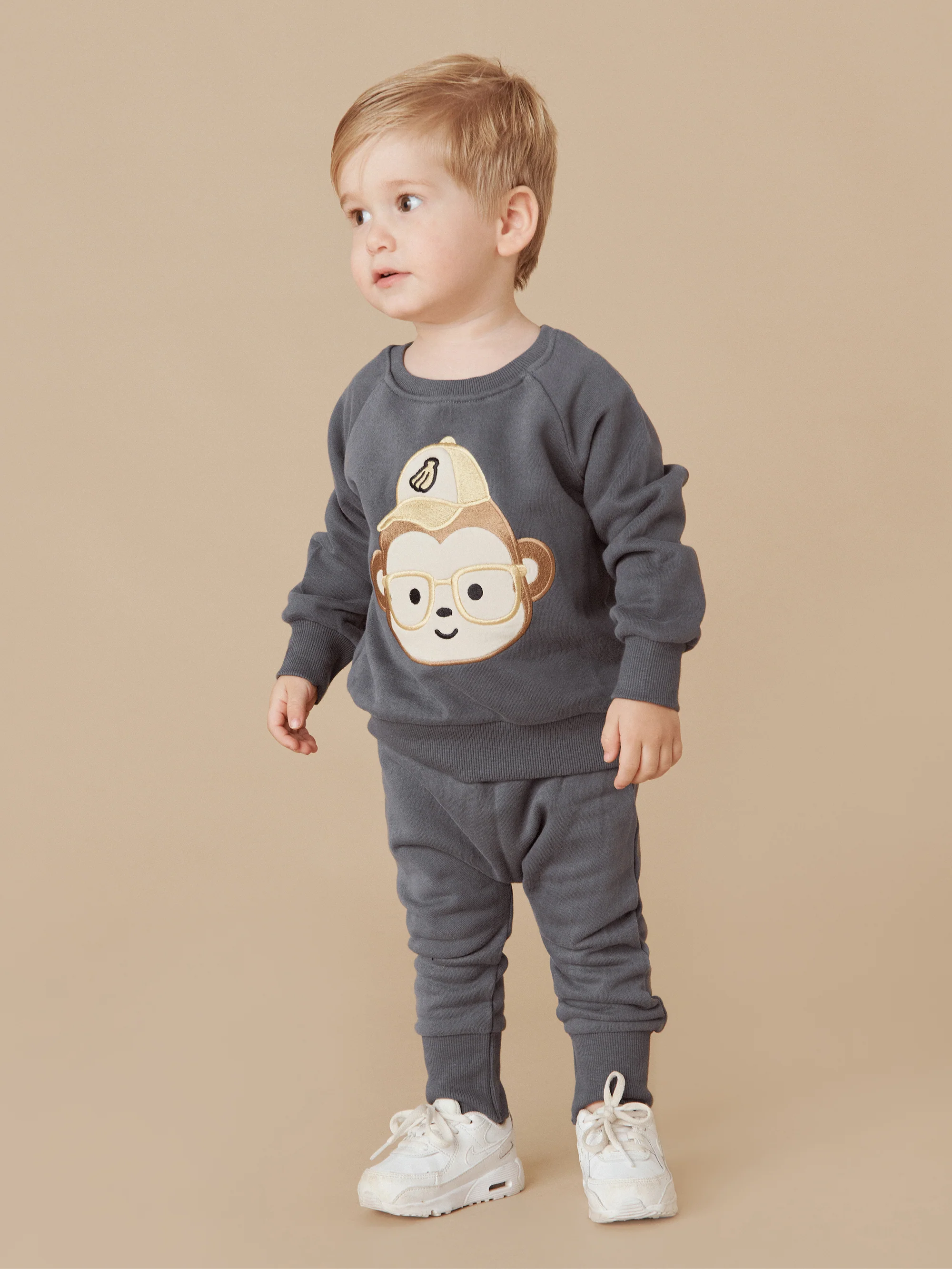 Huxbaby Monkey Sweatshirt - Ink - Image 2