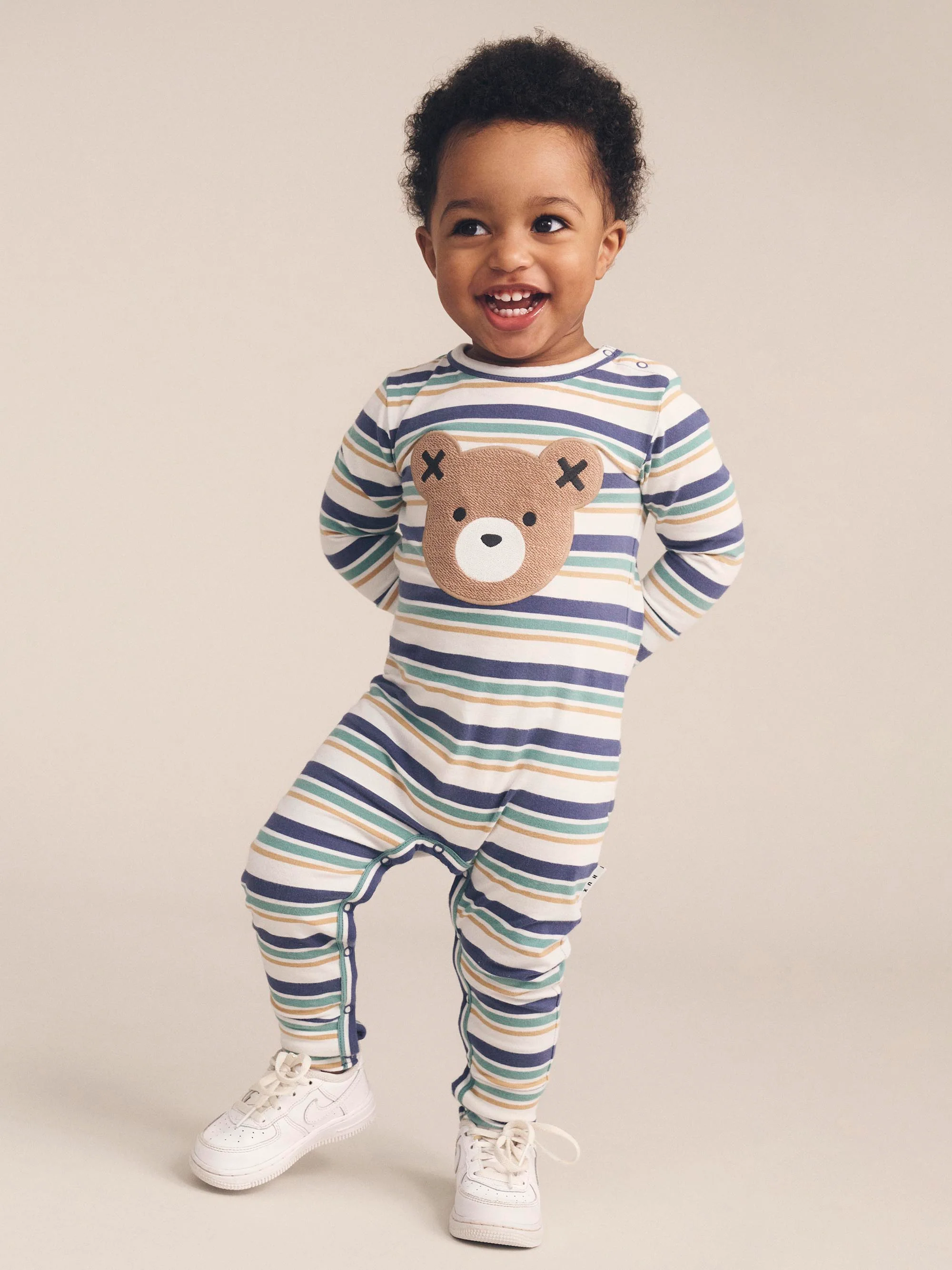 Huxbaby Multi Stripe Hux Romper - Image 4