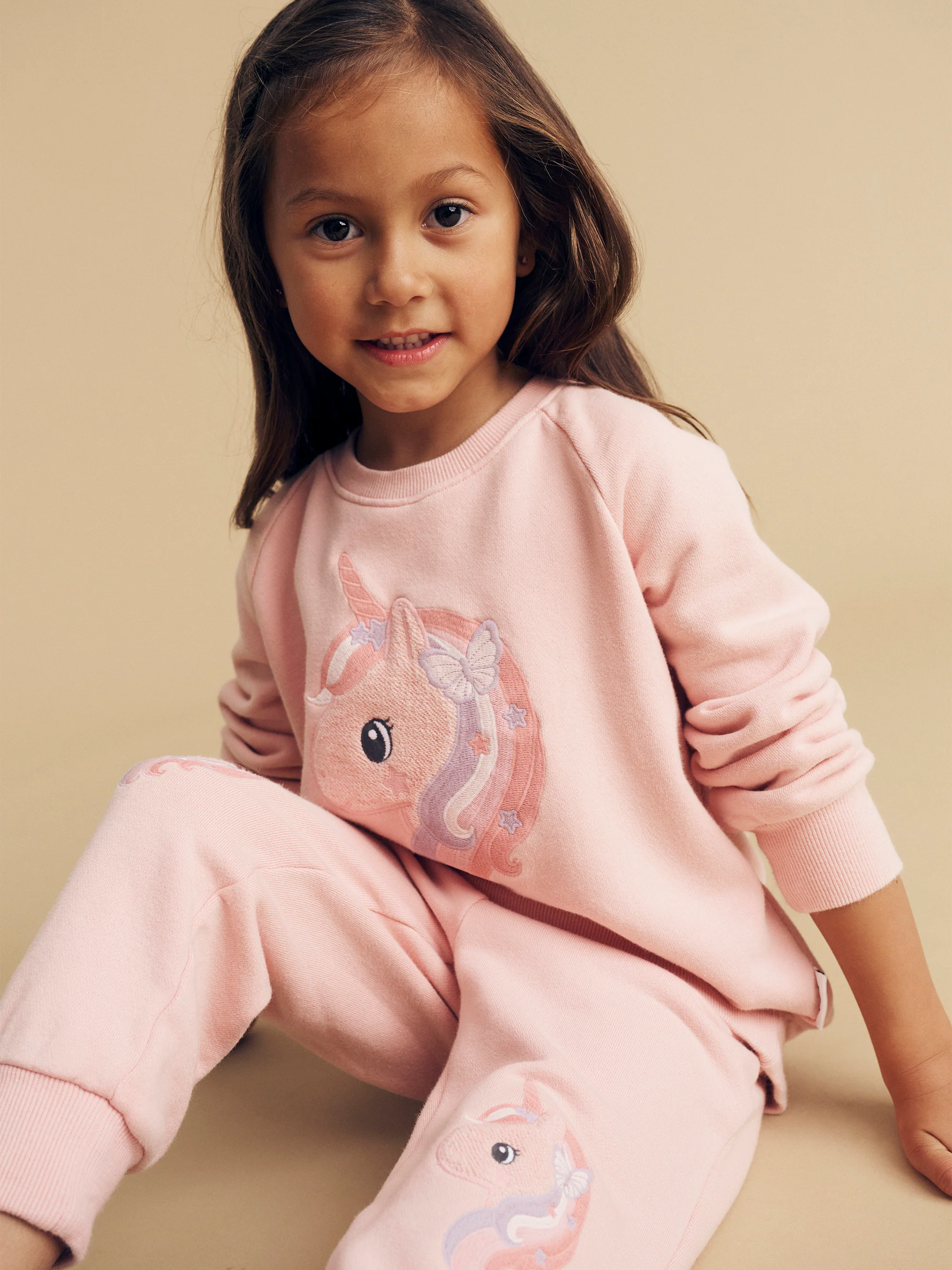 Mystic Unicorn Sweatshirt - Washed Rosebud - Image 2