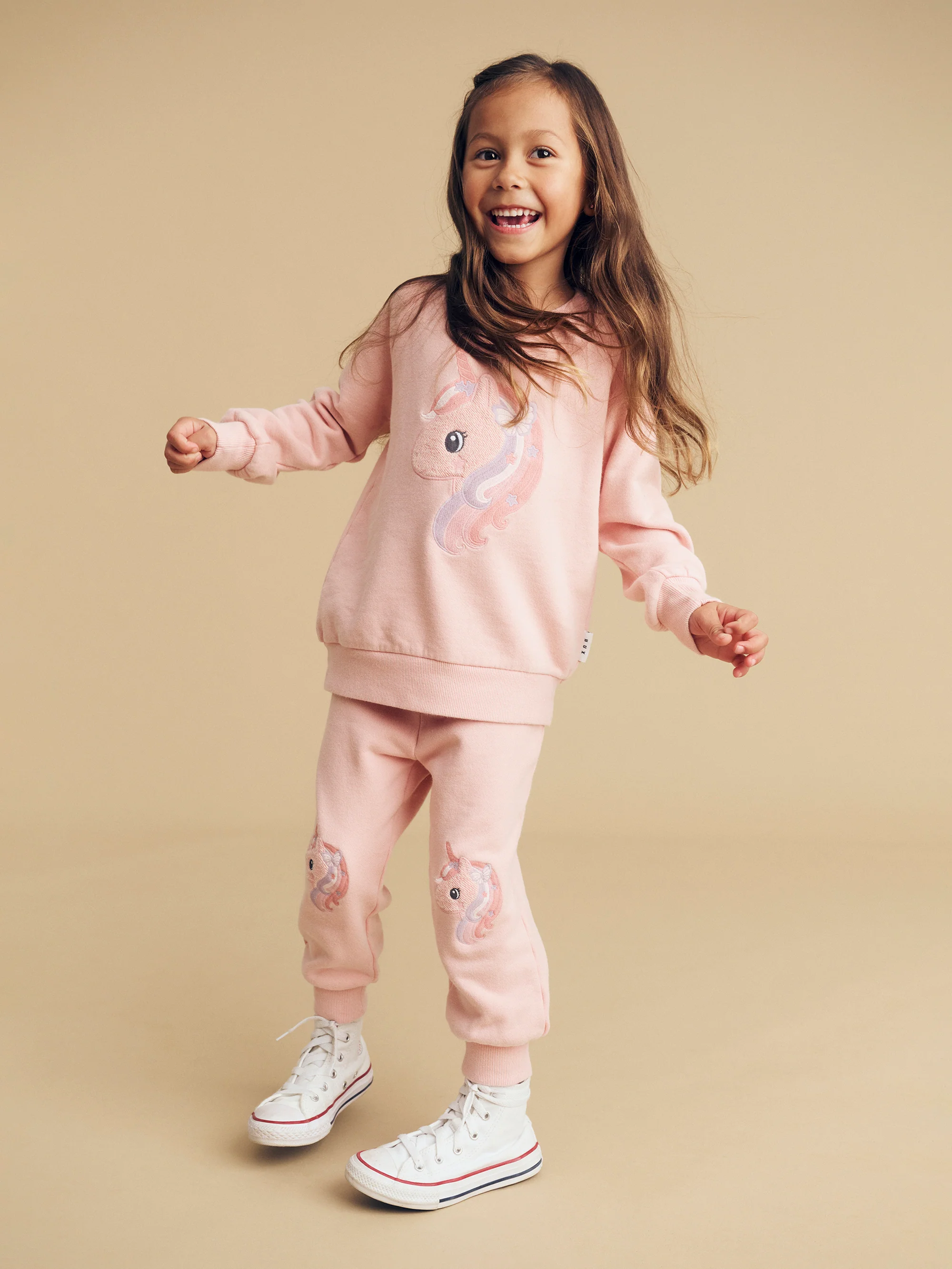 Mystic Unicorn Sweatshirt - Washed Rosebud - Image 6