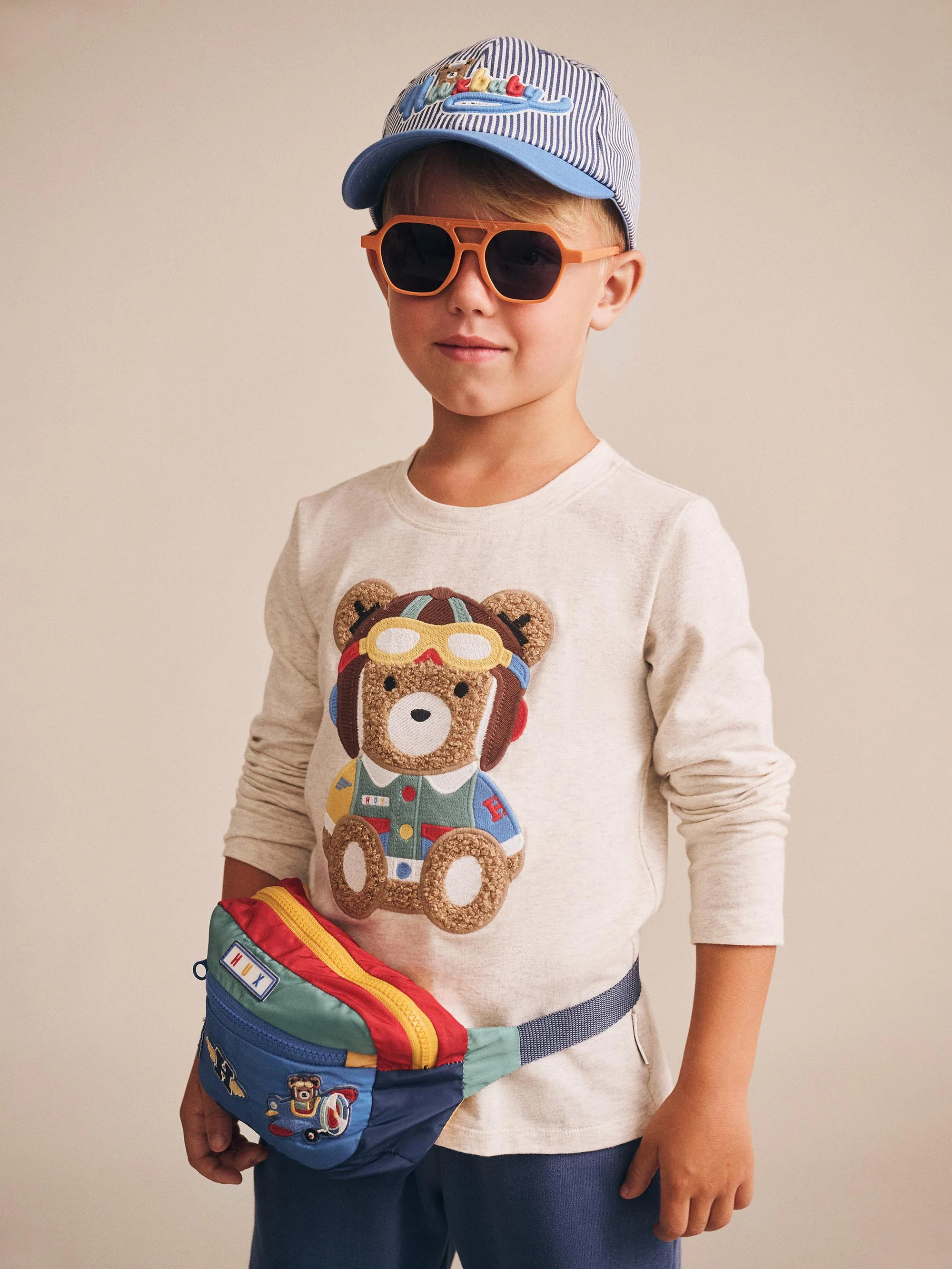 Huxbaby Nautical Stripe Huxbear Cap - Image 3