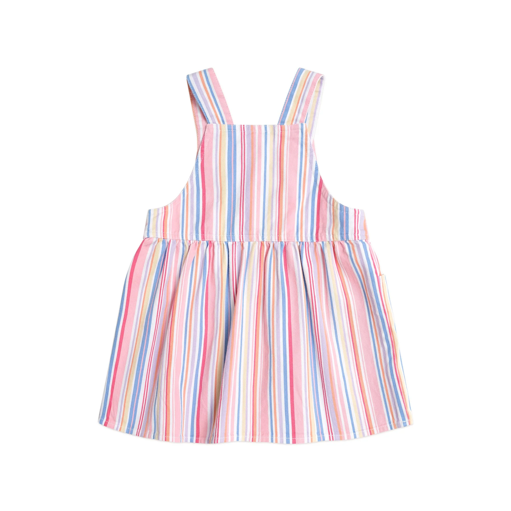 Huxbaby Pastel Stripe Pinafore Dress - Image 4