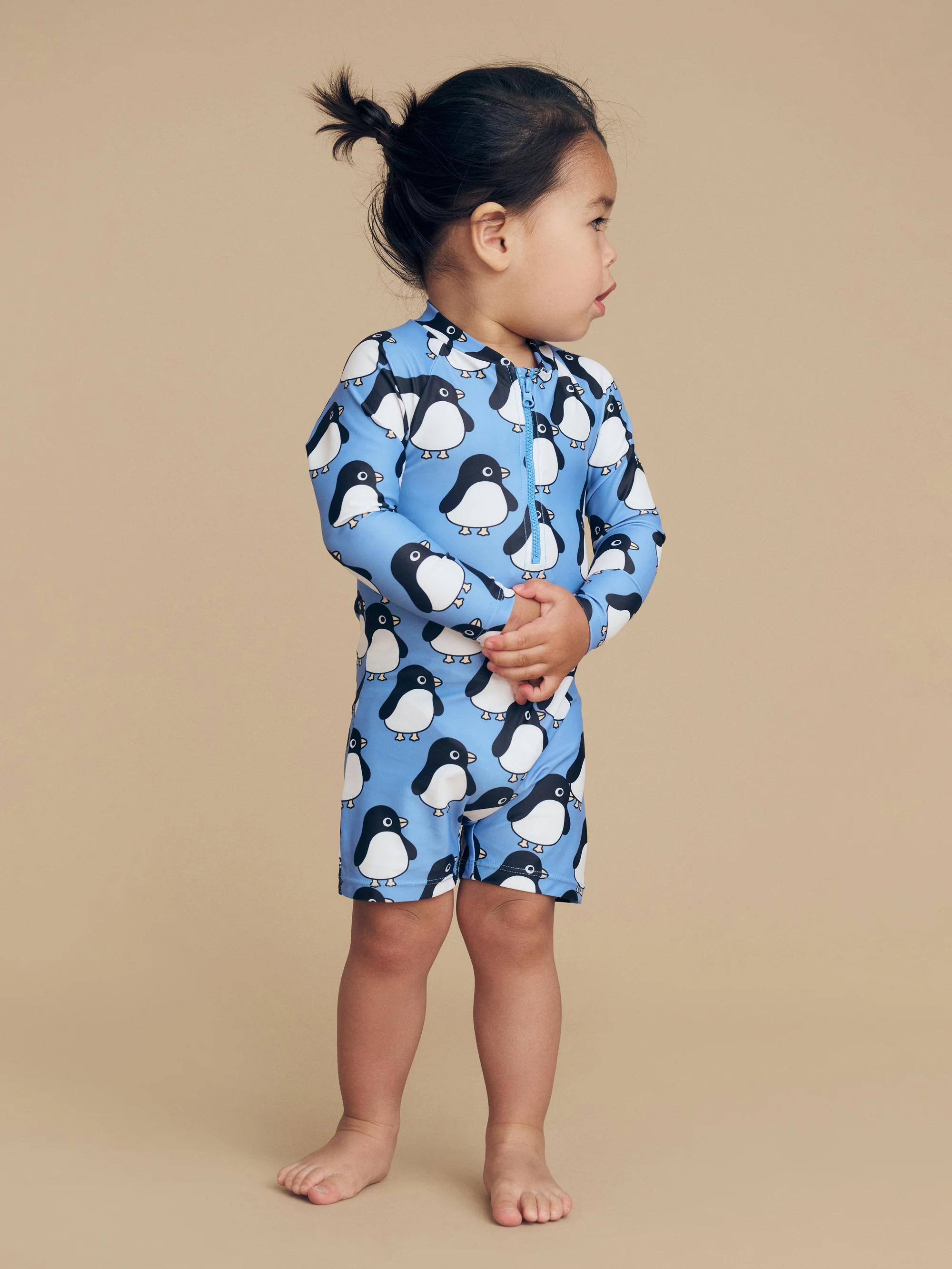 Percy Zip Shortie Rashsuit - Lake - Image 2