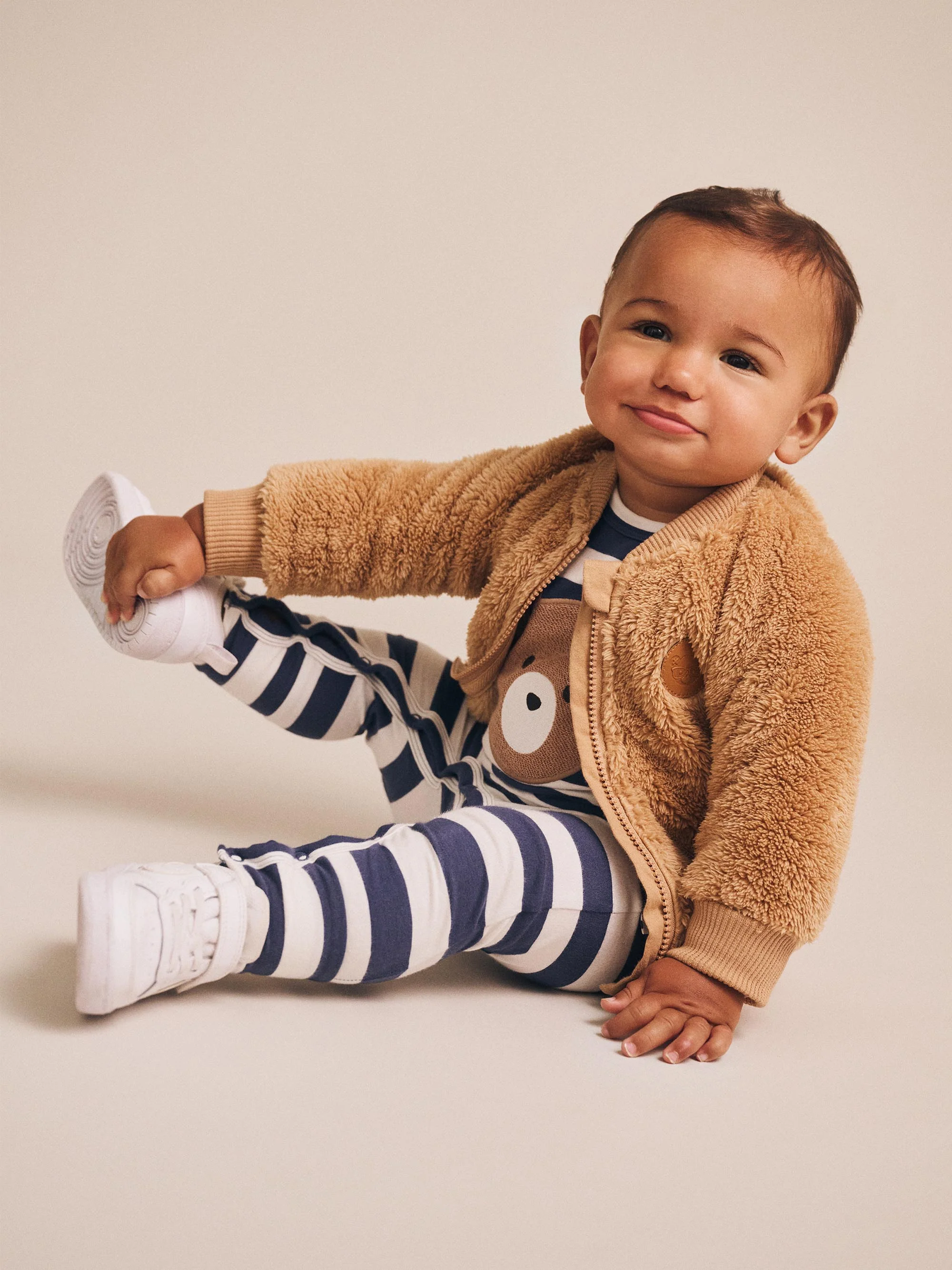 Huxbaby Pilot Huxbear Fur Jacket - Image 2
