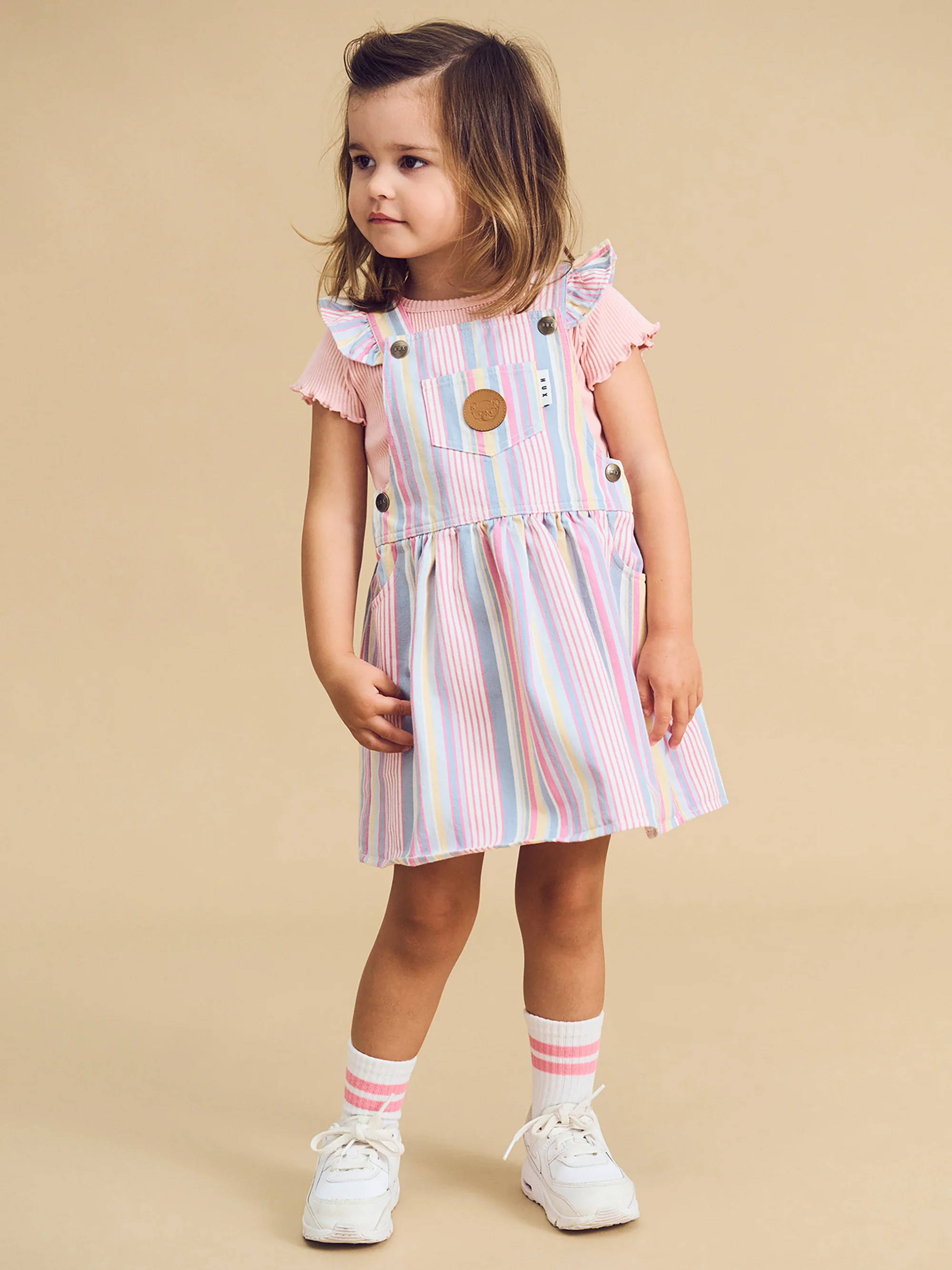 Pinafore - Rainbow Stripe - Image 2