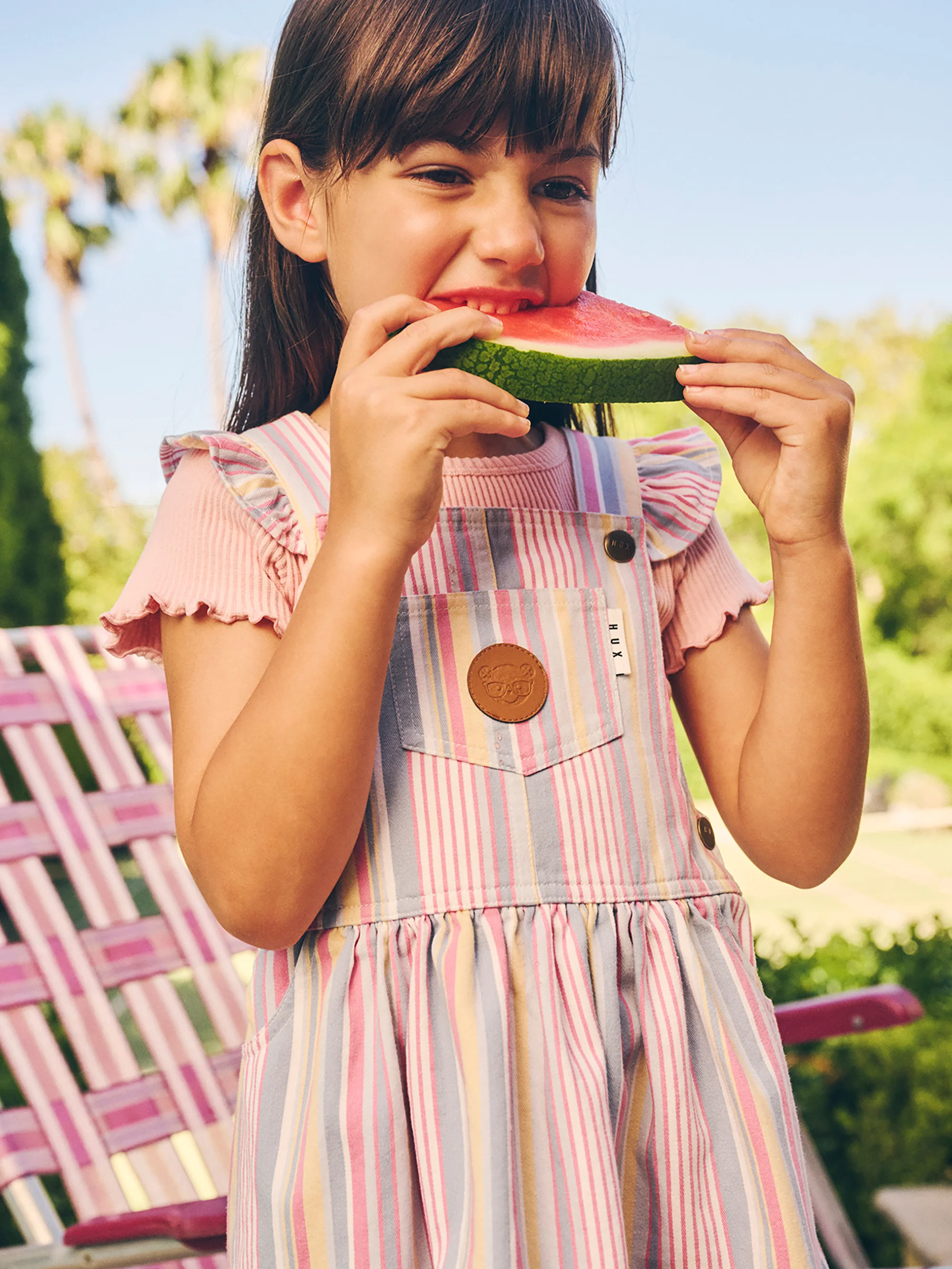 Pinafore - Rainbow Stripe - Image 3