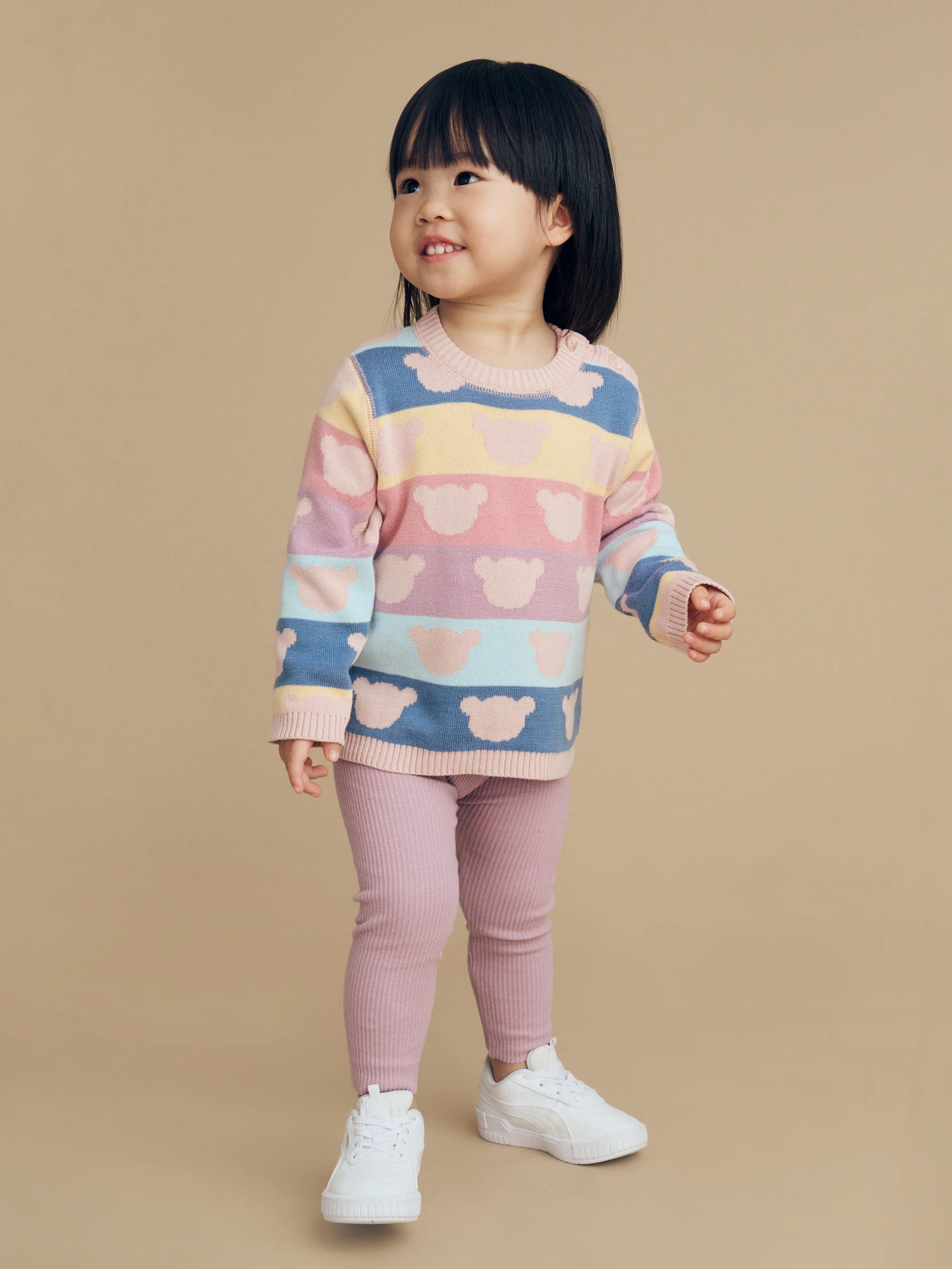 Rainbow Bear Knit Jumper - Image 2