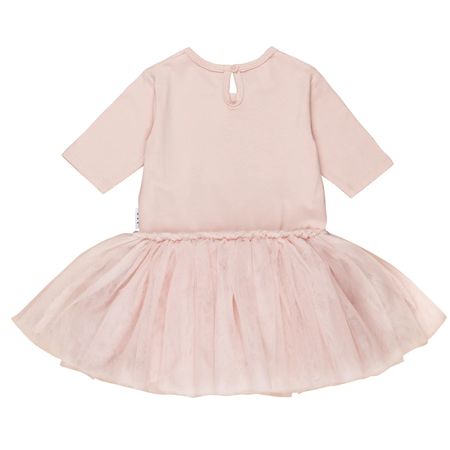 Huxbaby Rainbow Bears Ballet Dress - Rose - Image 3