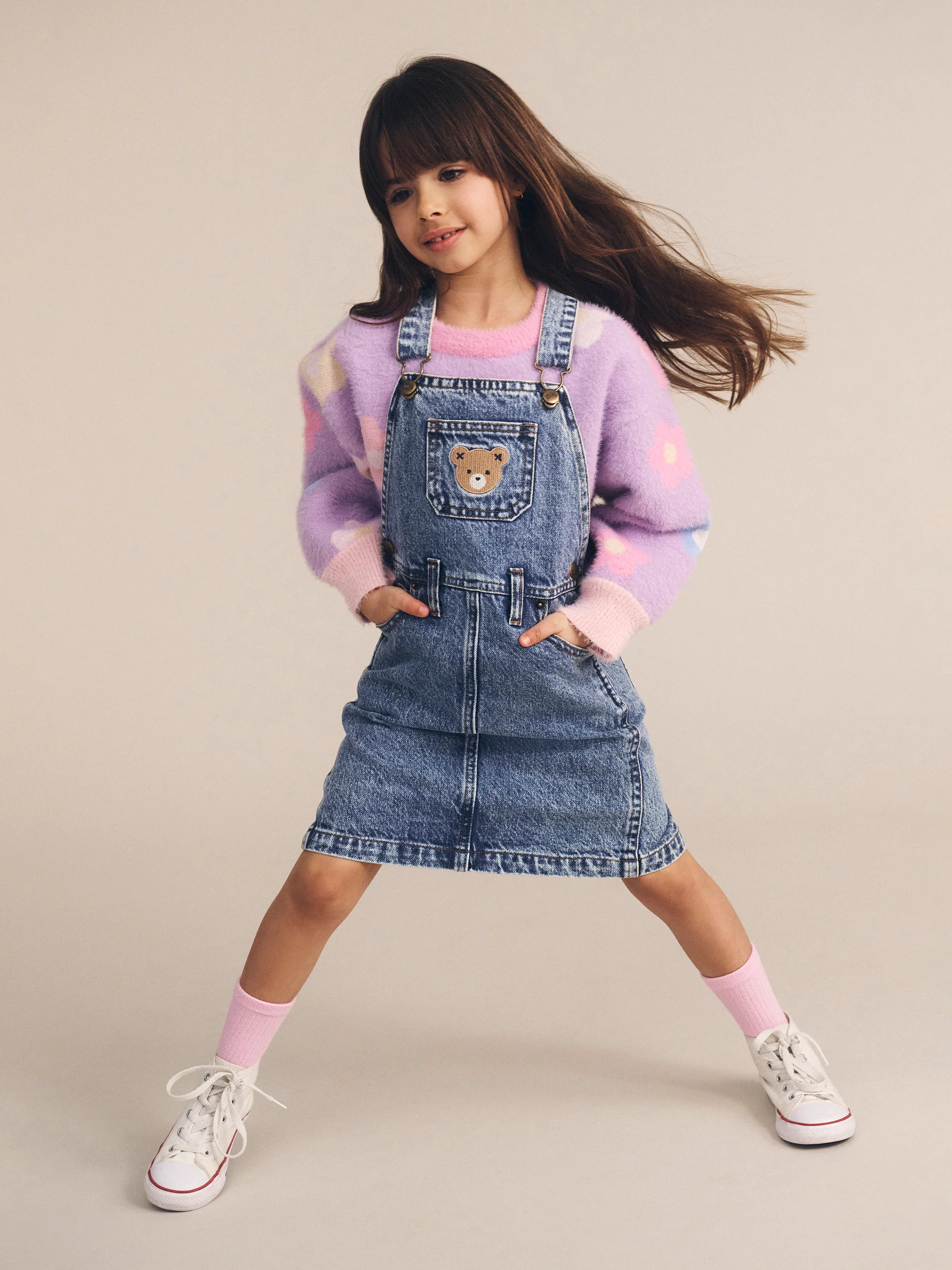 Huxbaby Rainbow Daisy Jumper - Image 3
