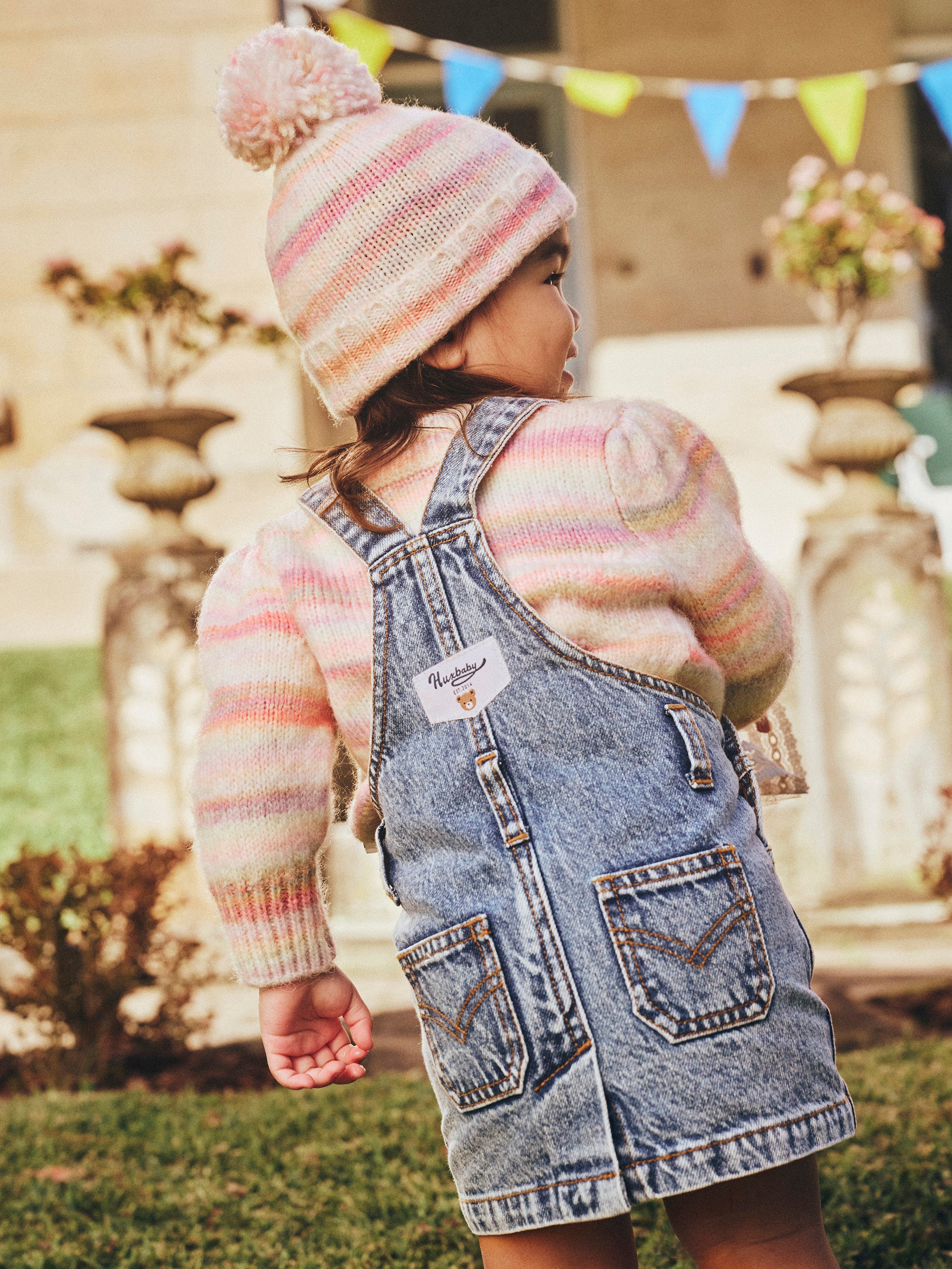 Huxbaby Rainbow Puff Jumper - Image 3