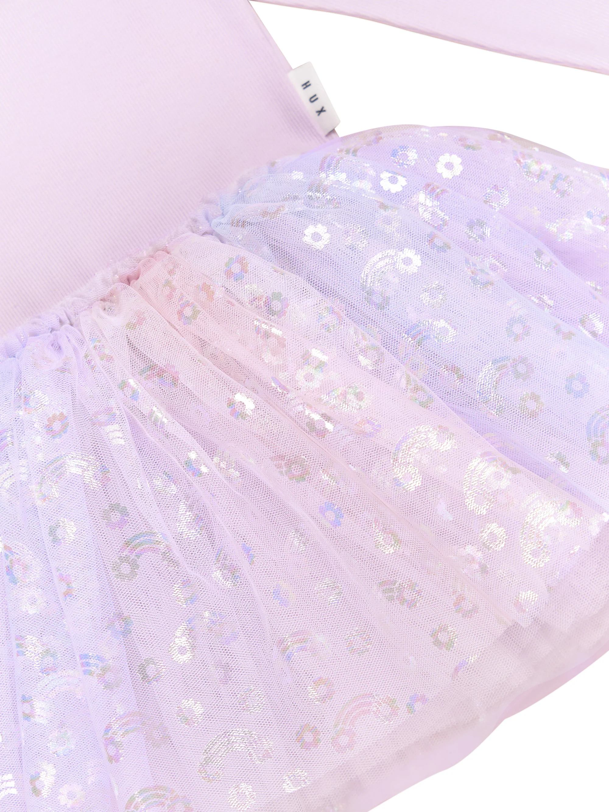 Rainbow Rib Ballet Onesie - Bright Orchid - Image 4