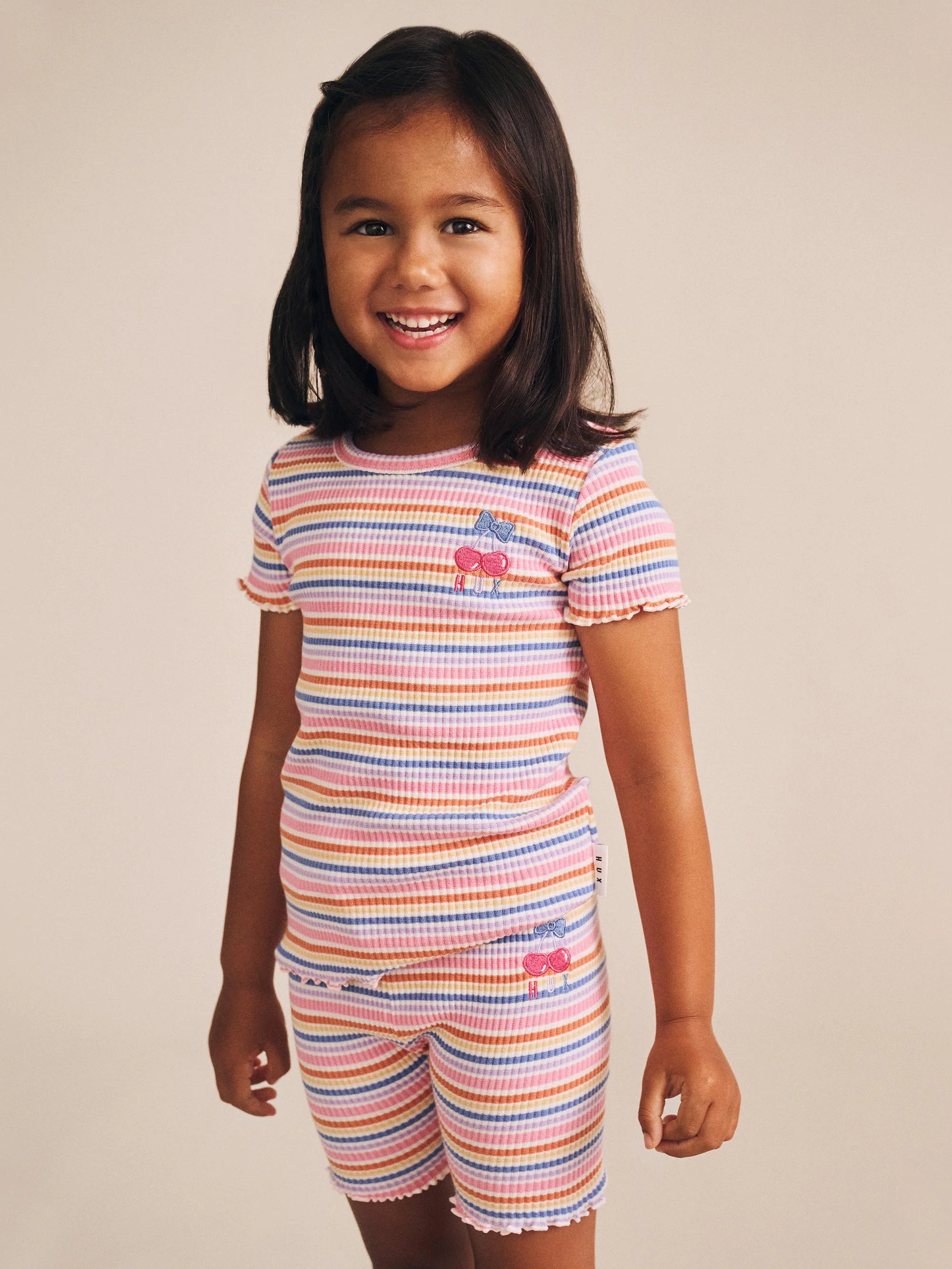 Rainbow Rib Bike Shortie - Image 2