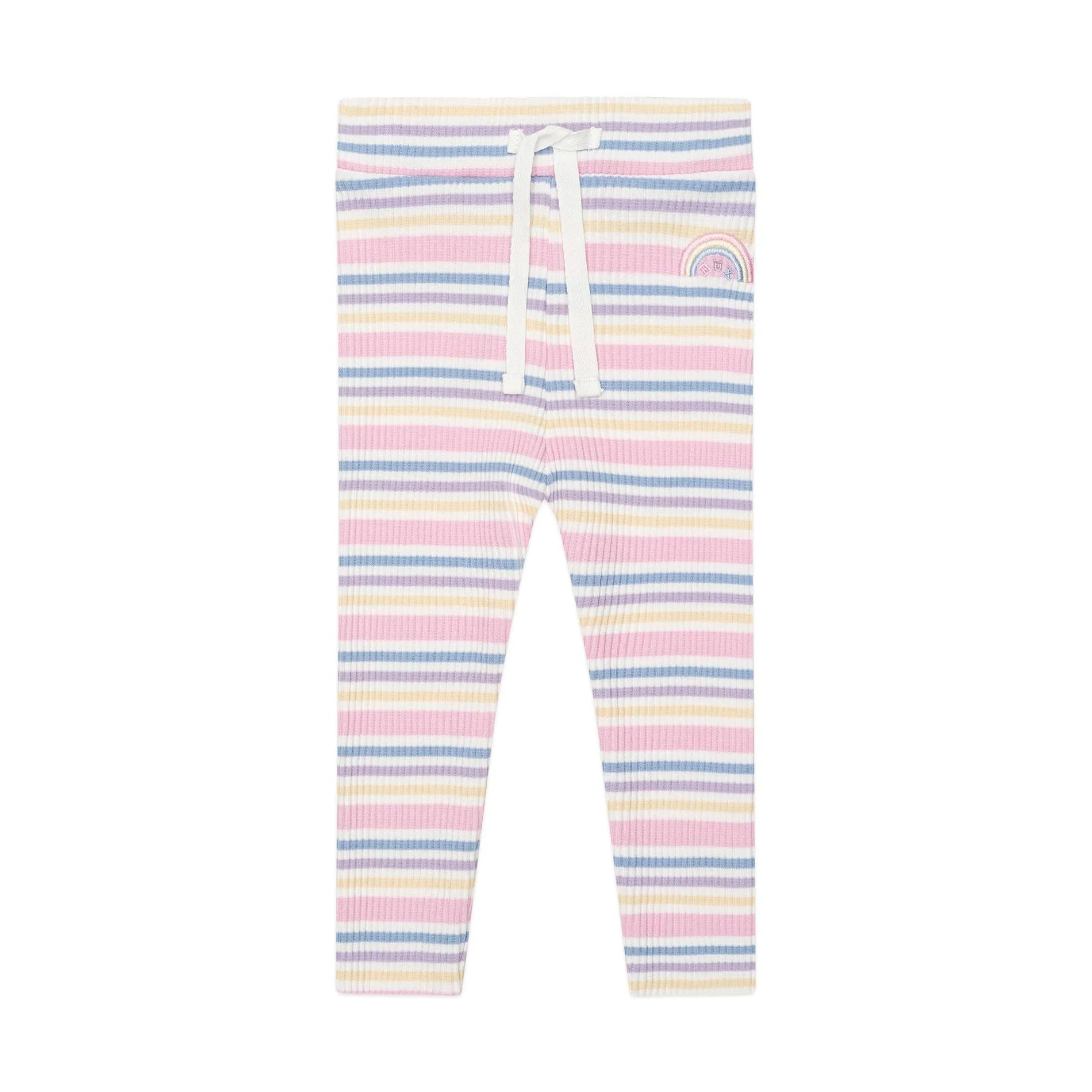 Huxbaby Rainbow Stripe Rib Legging
