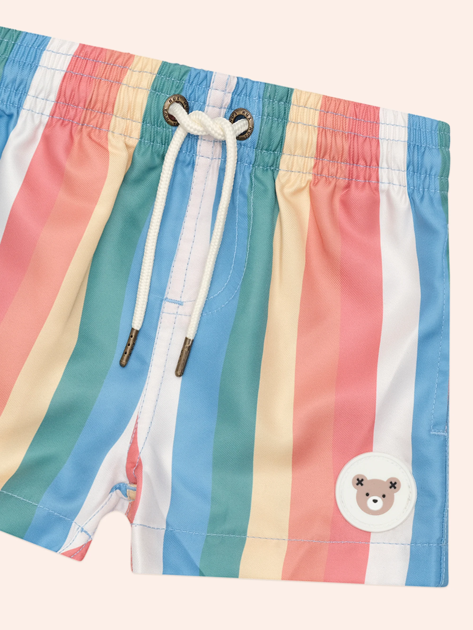 Huxbaby Rainbow Stripe Swim Short - Image 5