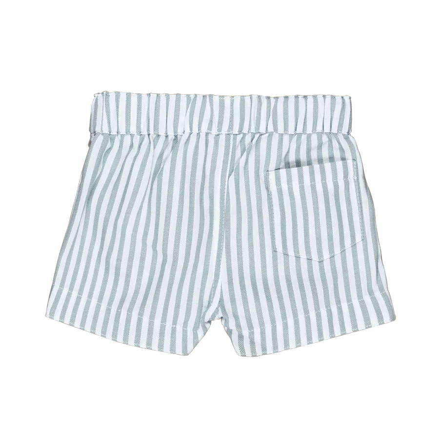 Huxbaby Reversible Chino Short - Summer Stripe - Image 3