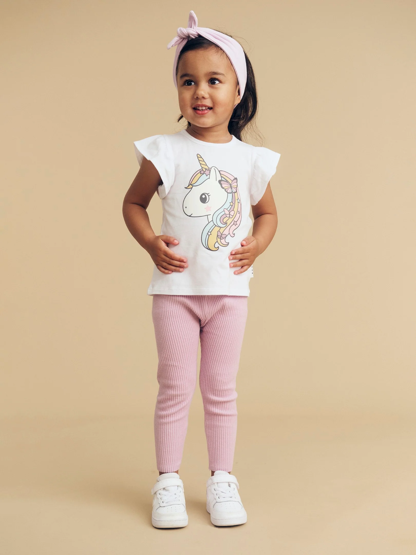 Rib Legging - Orchid - Image 2