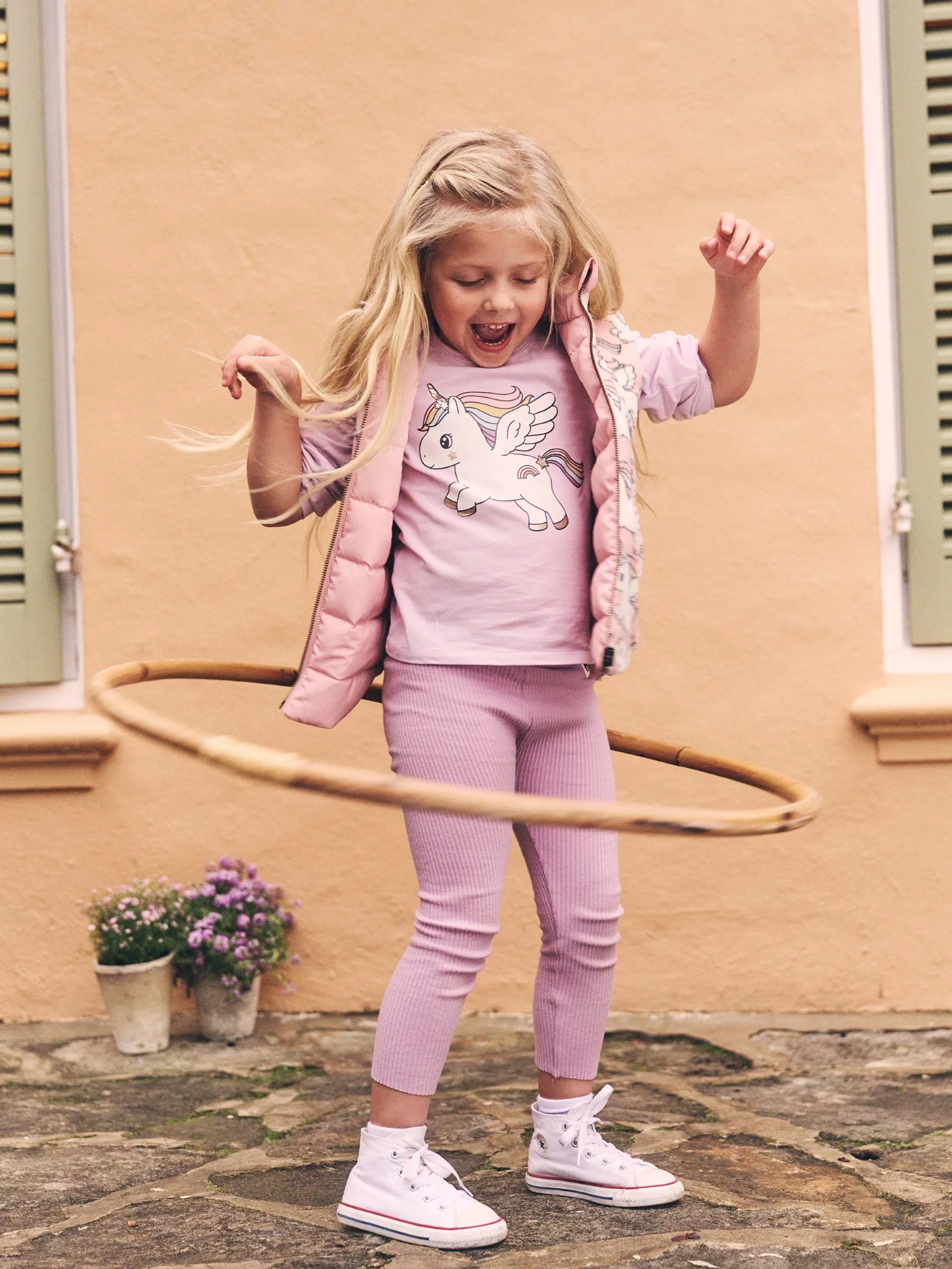 Rib Legging - Orchid - Image 5