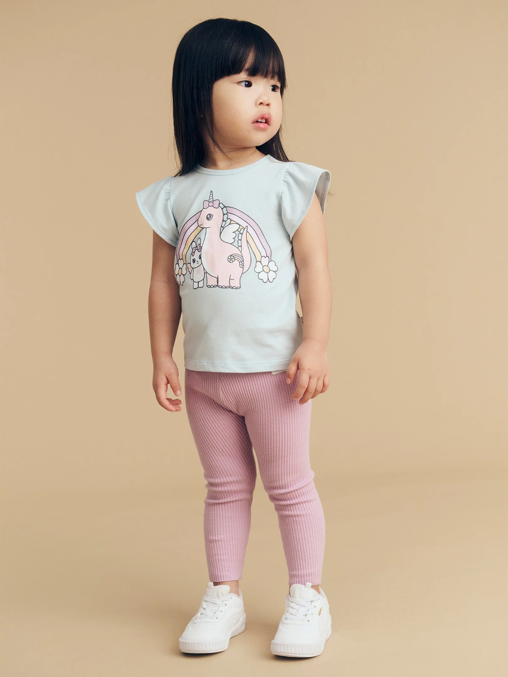 Rib Legging - Orchid - Image 9