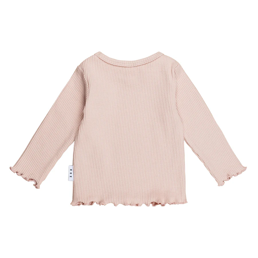 Huxbaby Rib Top - Rose - Image 2