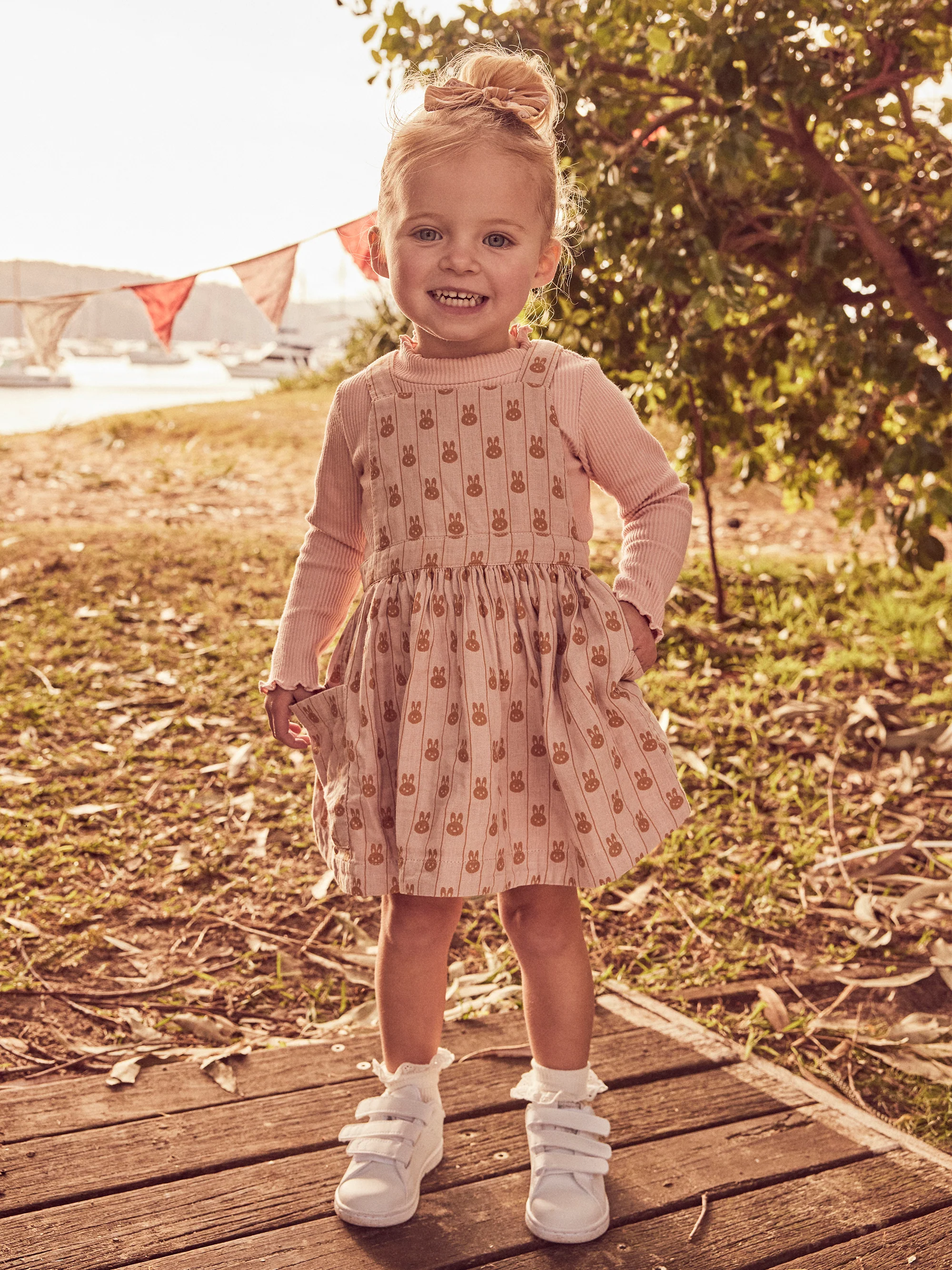 Huxbaby Rib Skivvy - Rose - Image 9