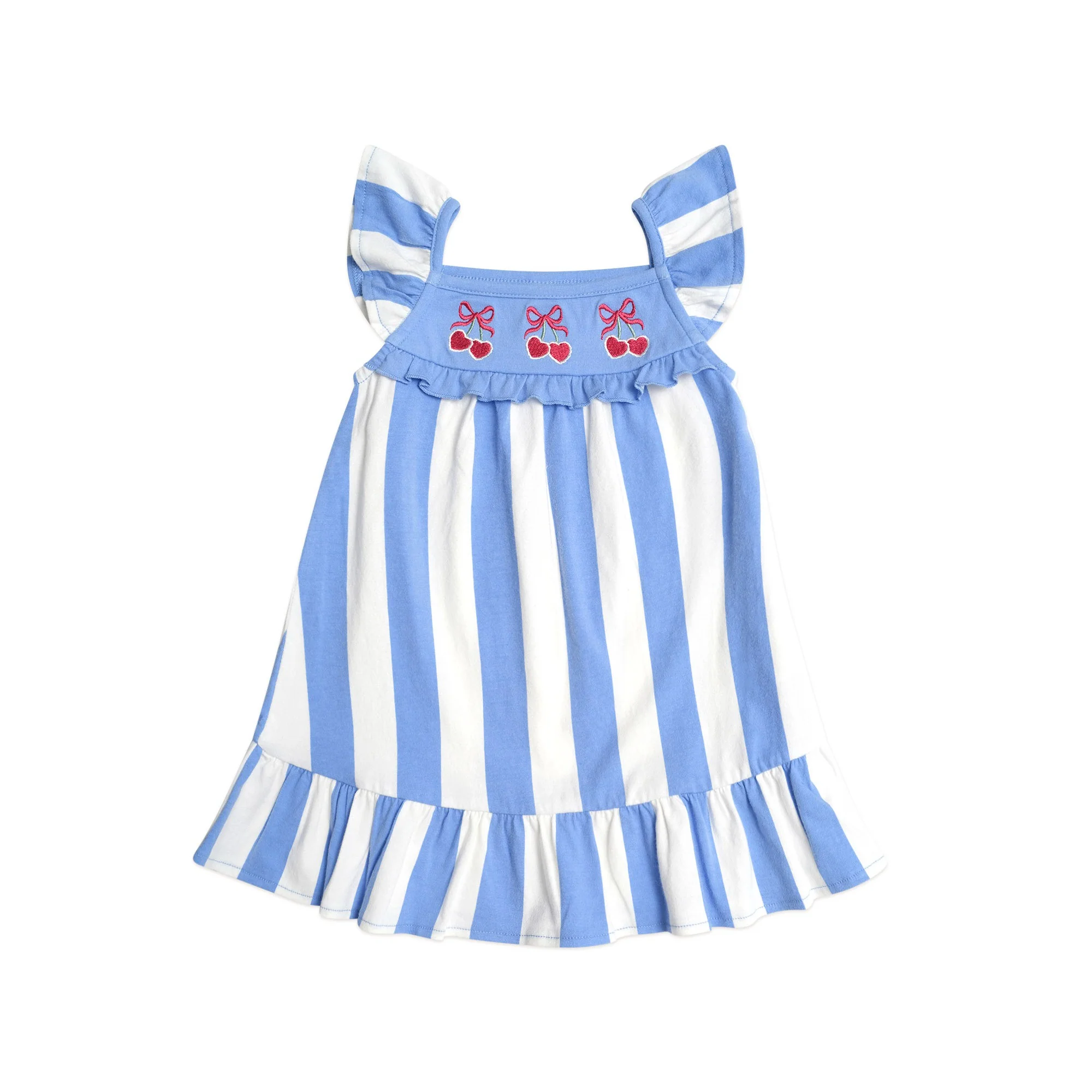 Huxbaby Seaside Cherry Stripe Dress