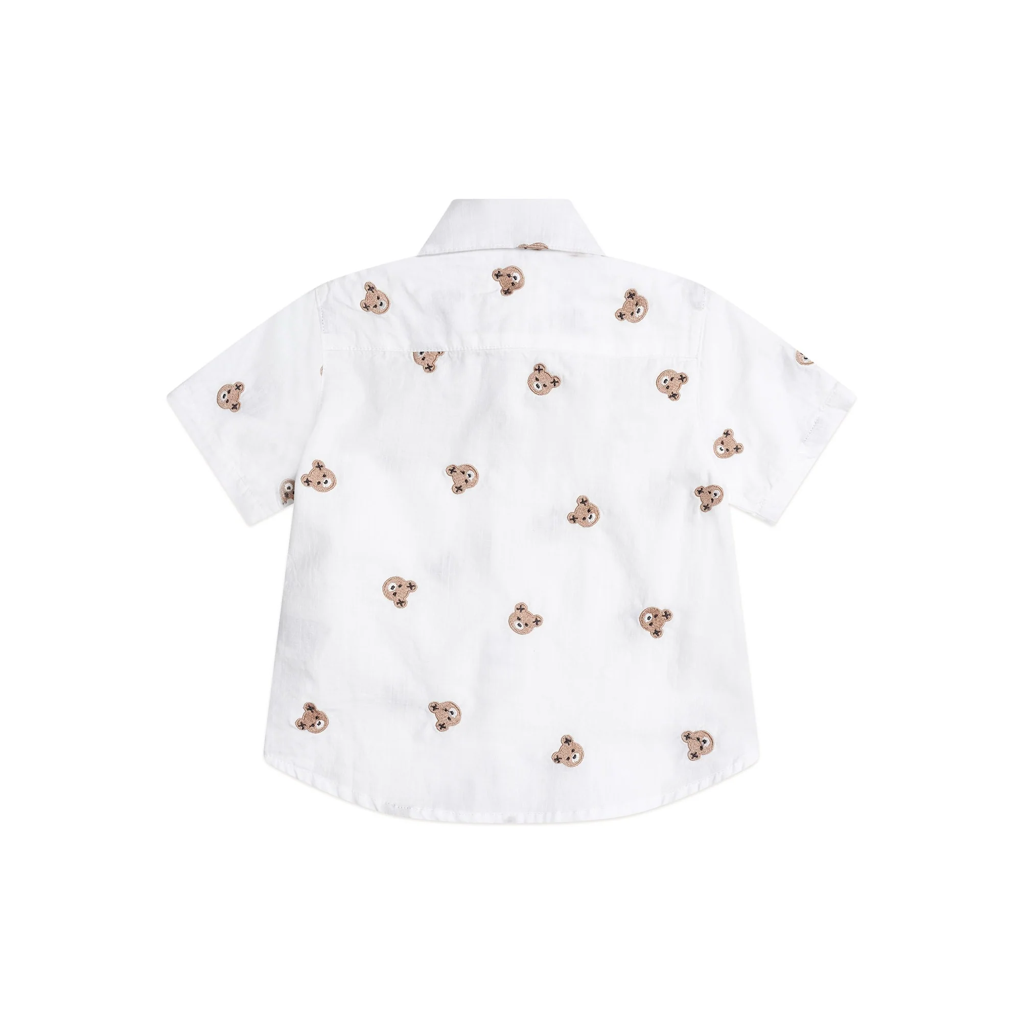 Shortsleeve Huxbear Button Up Crisp White - Image 8