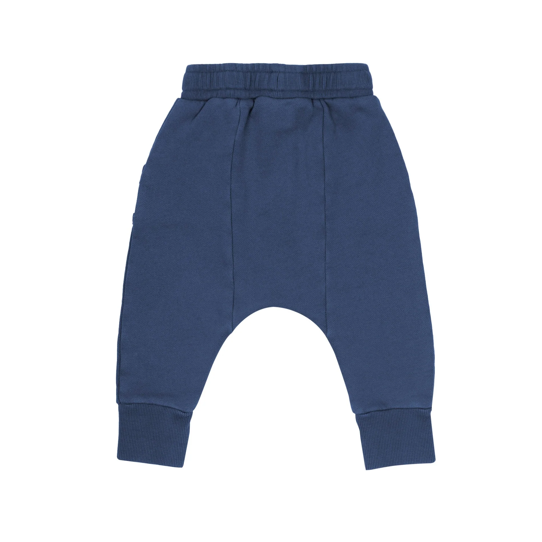Huxbaby Slouchy Trackpants with Pockets Navy - Image 3