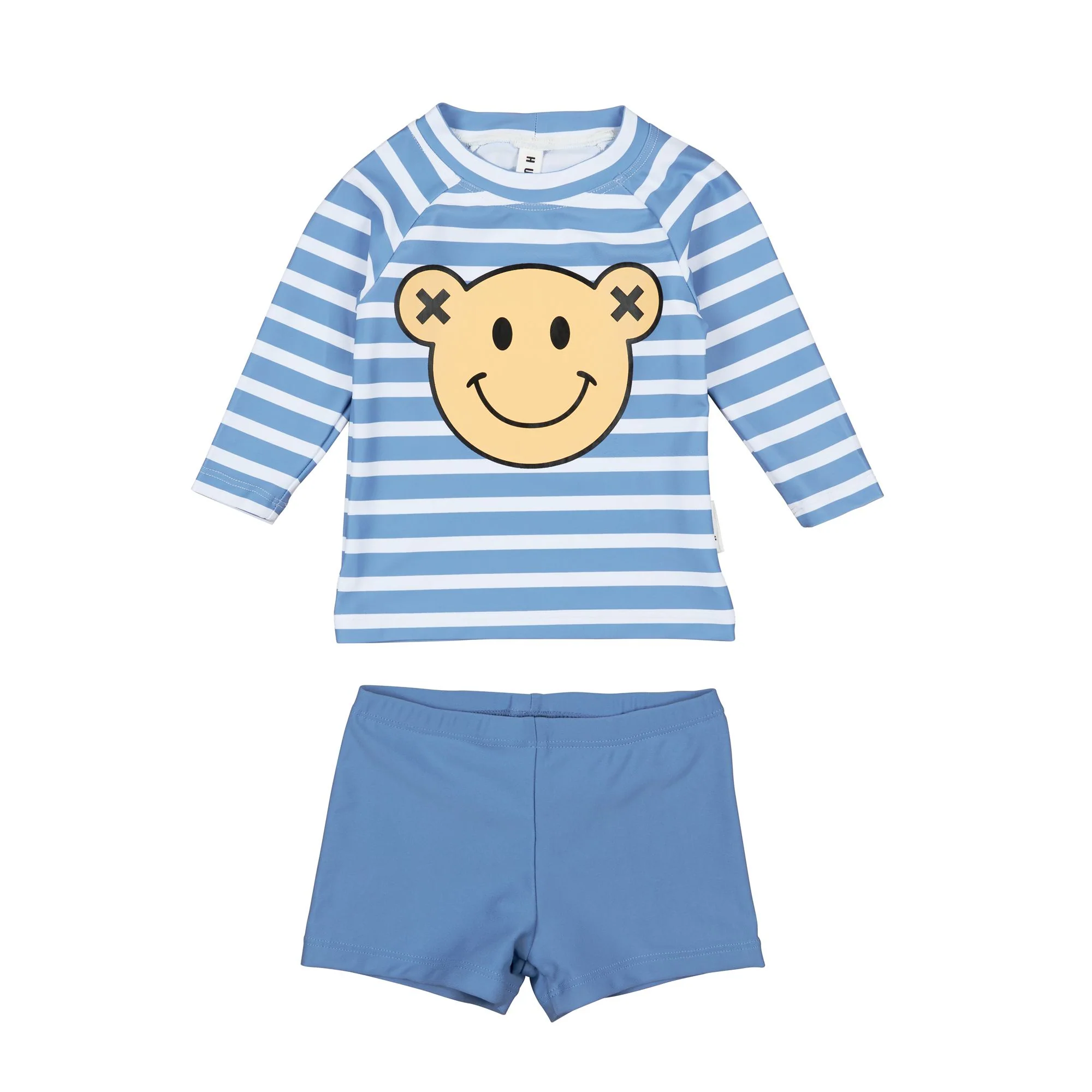 Smile Bear Stripe Swim Set
