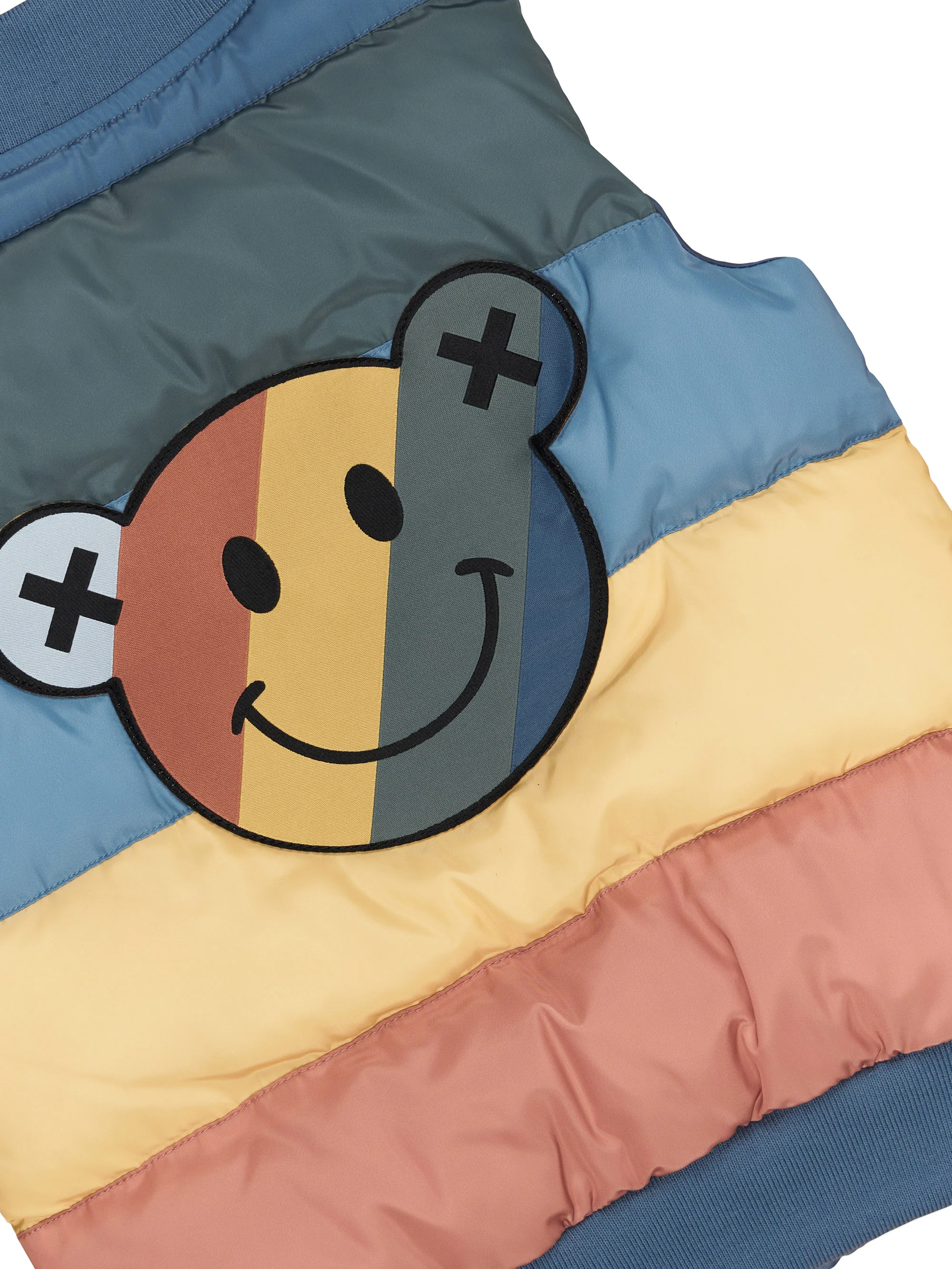 Smiley Rainbow Puffer Vest - Image 3