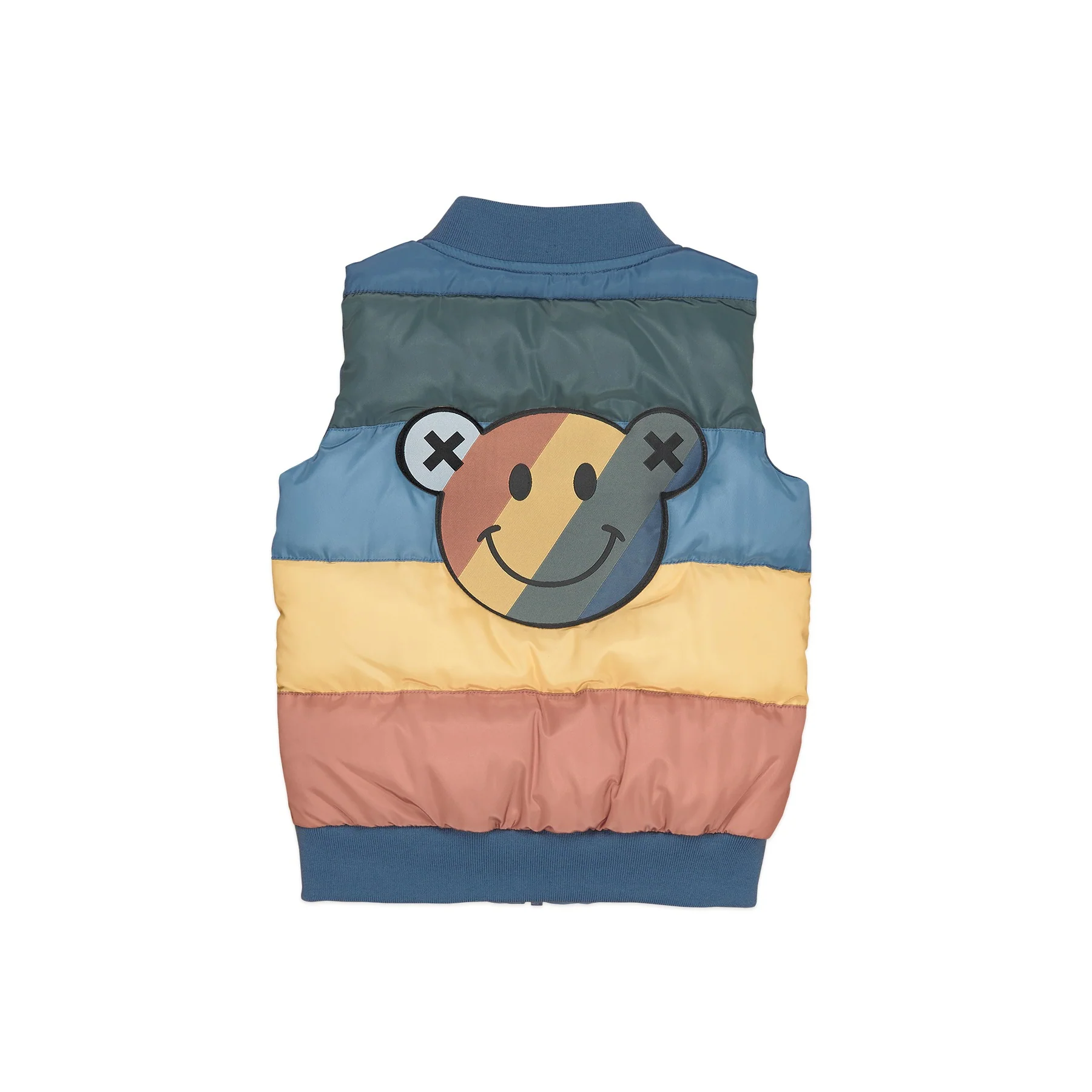 Smiley Rainbow Puffer Vest - Image 4