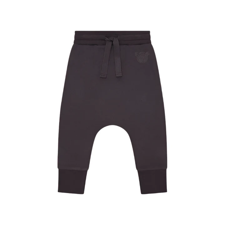 Huxbaby Soft Black Drop Crotch Pant