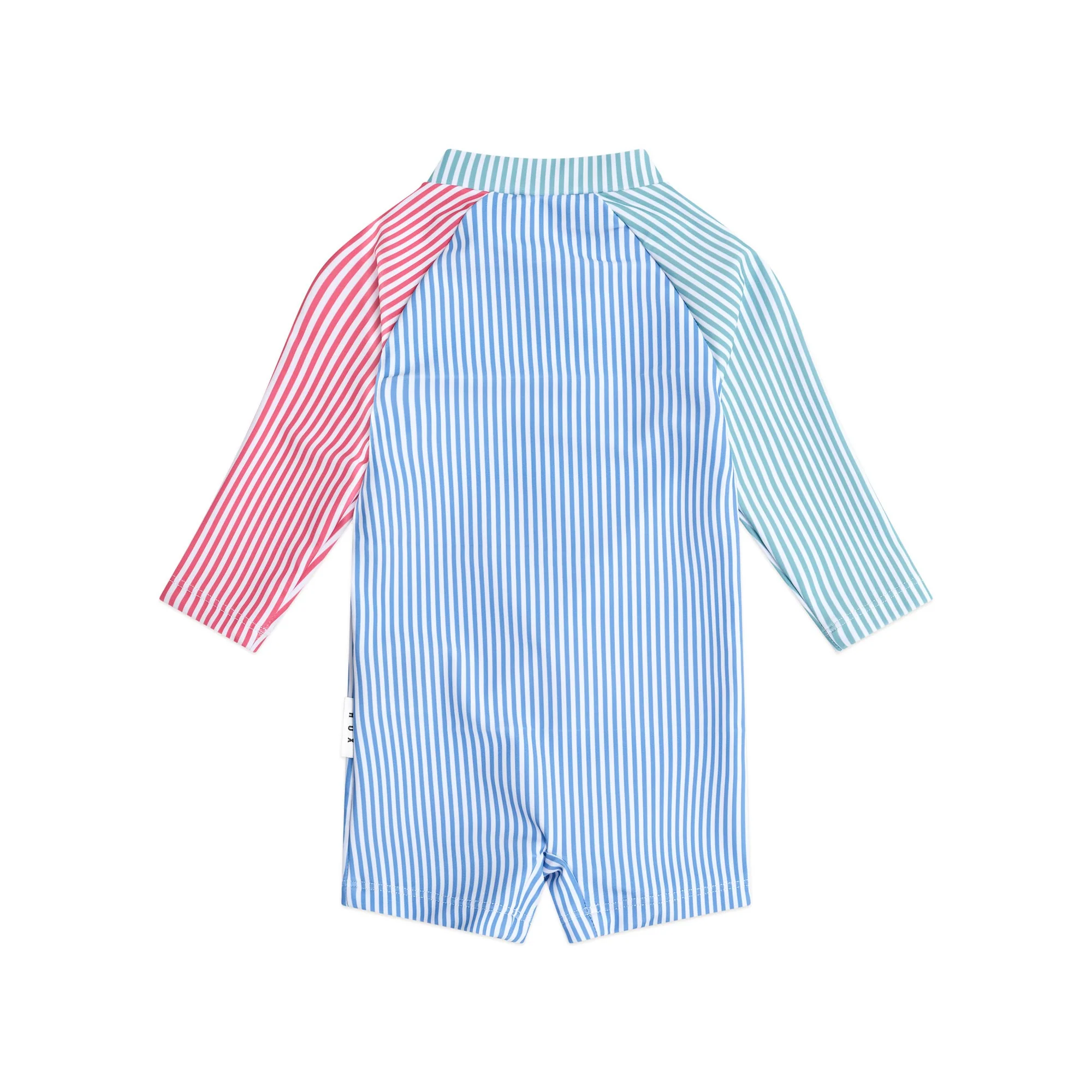 Spliced Stripe Swimsuit Shortie - Image 5