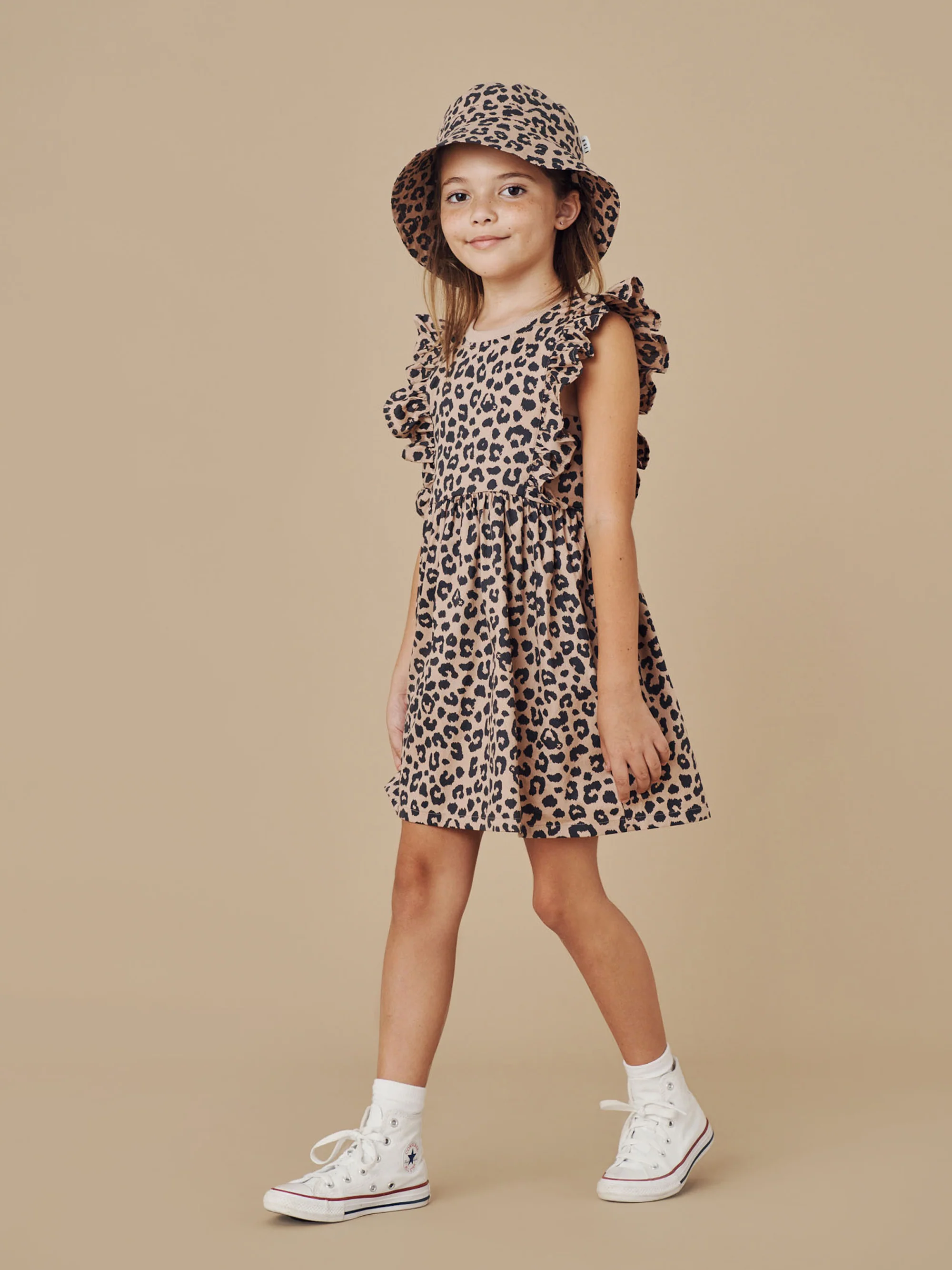 Huxbaby Sporty Frill Dress - Hidden Hux Print - Image 2