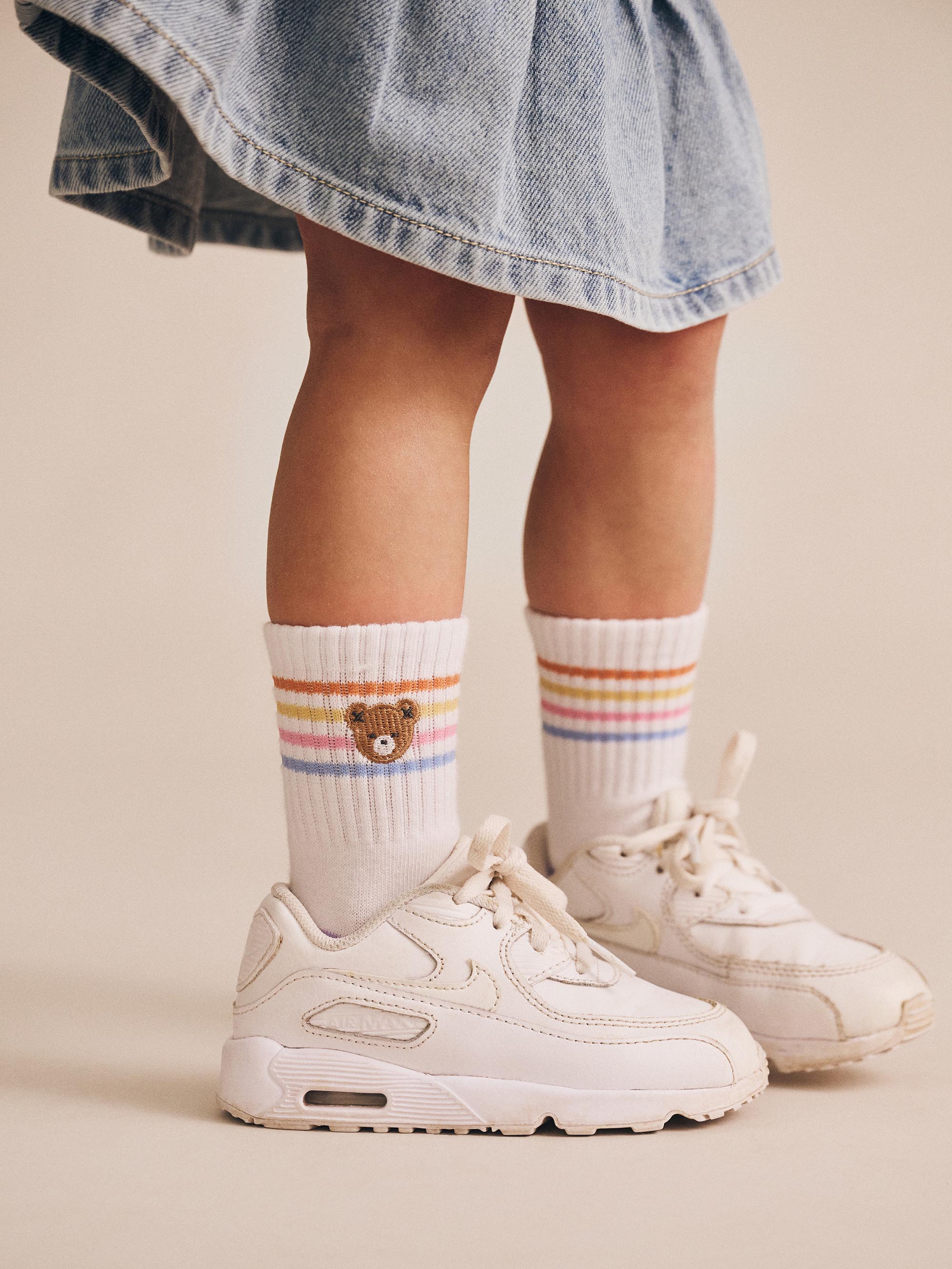 Huxbaby Sporty Socks 3 Pack Sweetheart - Image 4