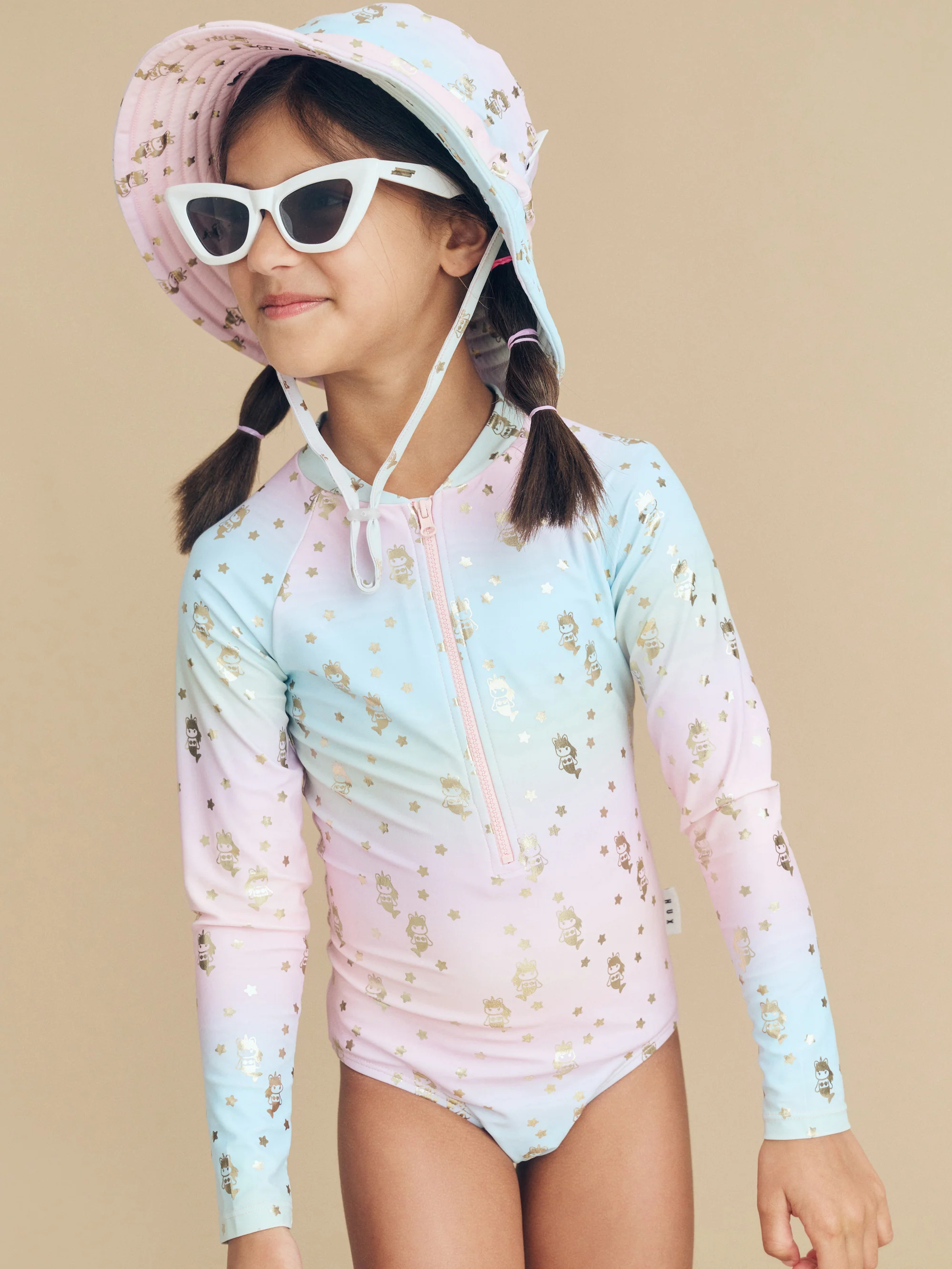 Huxbaby Star Mermaid Swim Hat - Image 5