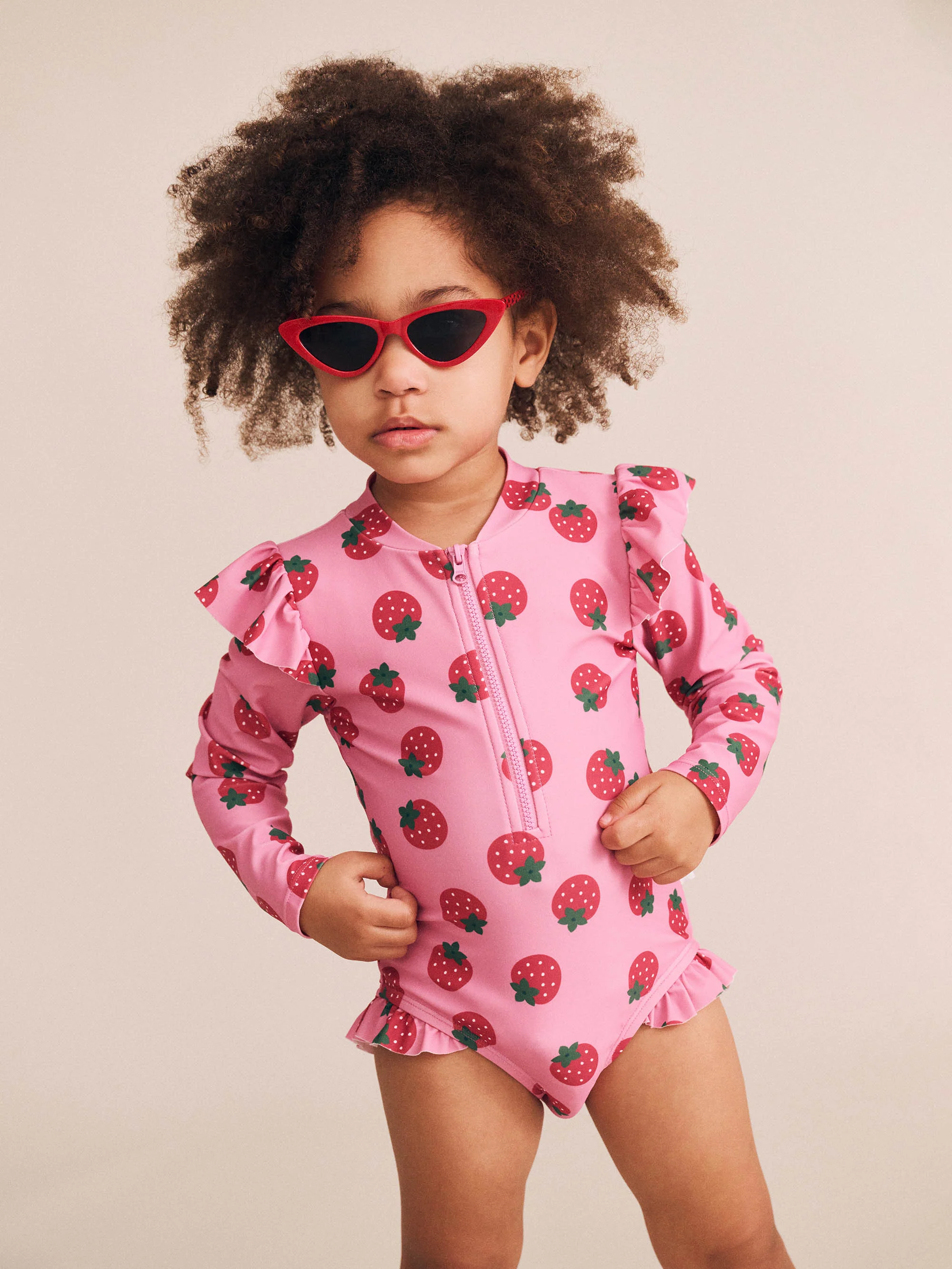 Strawberry Fields Forever Frill Swimsuit - Image 3